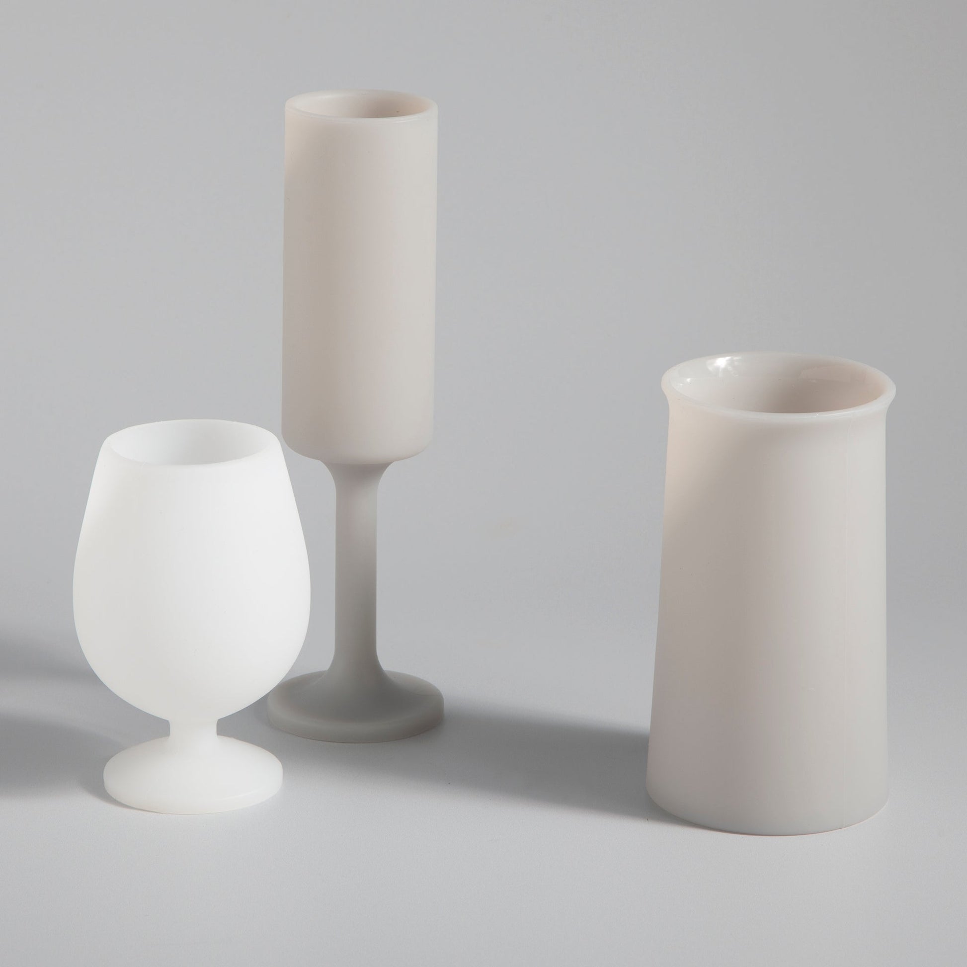 blanc + dove | stegg | silicone unbreakable highball glasses - porter green | style + sustainability