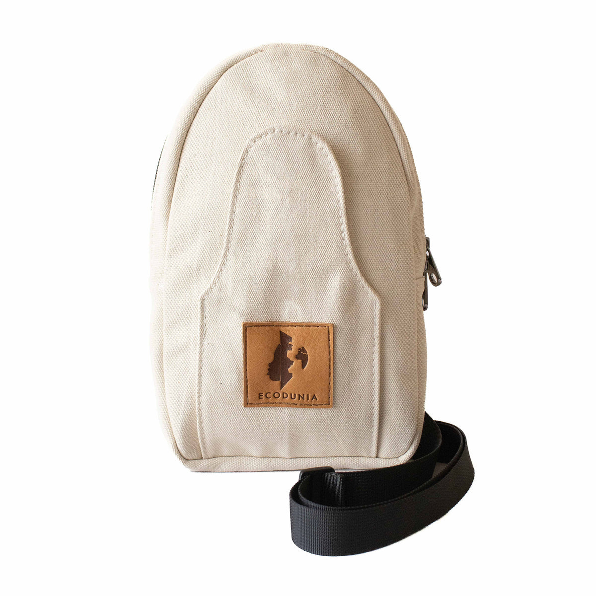 Buru small canvas sling bag in natural #color_natural
