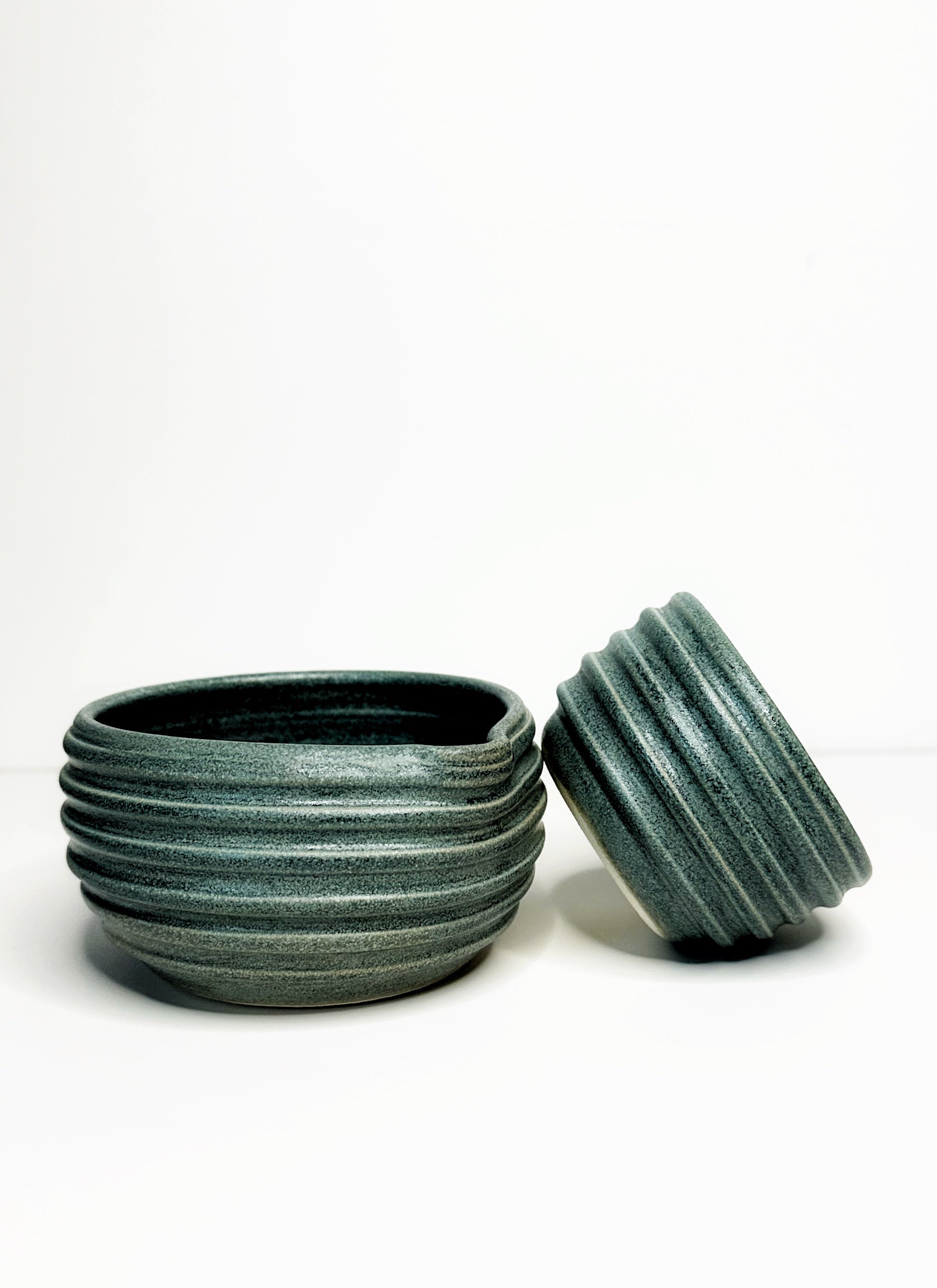 HUNNY MATCHA BOWL SET. Forest Green (Whisk & Mini Bowl included)
