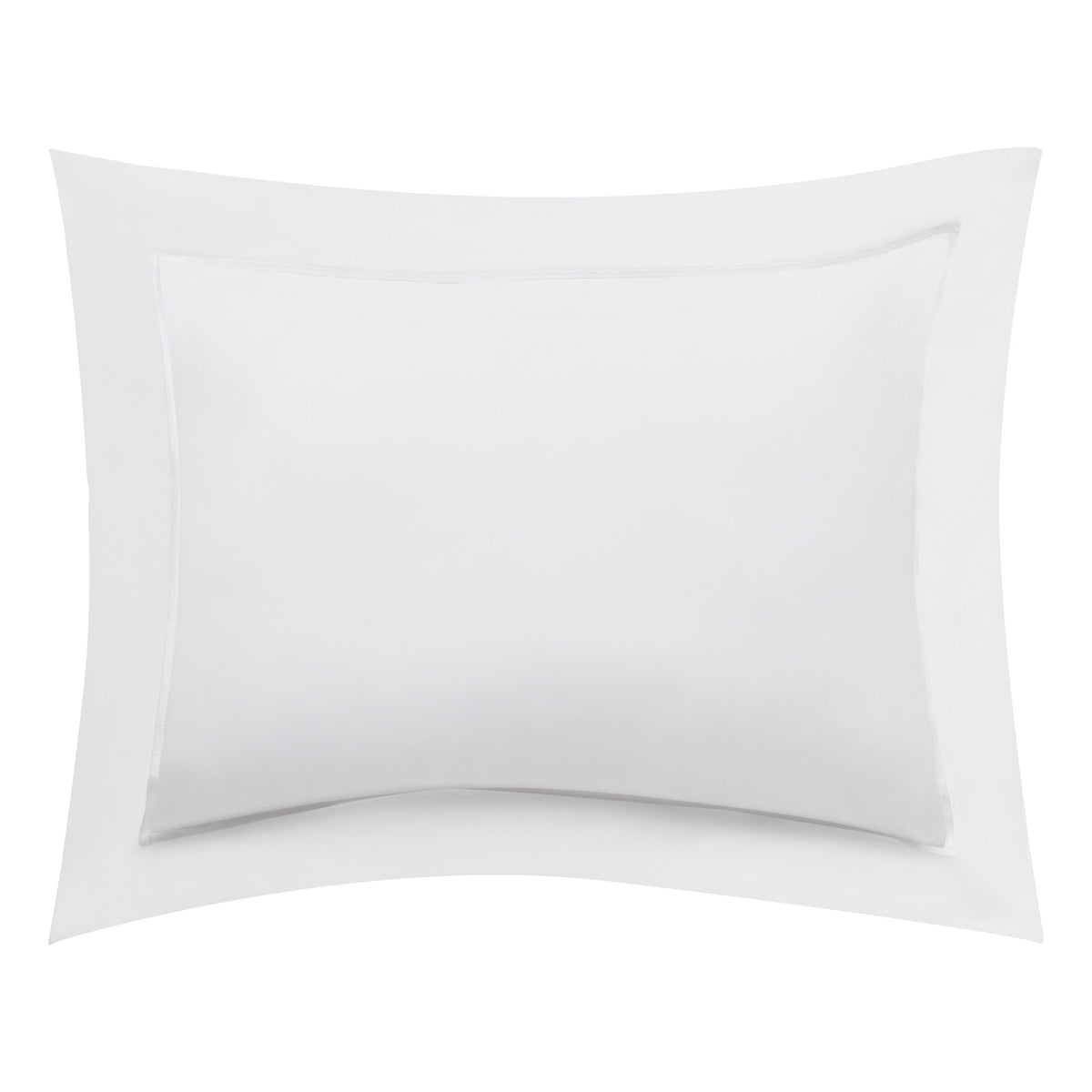 SS-058-2026_3|Premium pure white cotton sateen duvet cover, meticulously folded for a plush, inviting bedroom aesthetic. Soft comfort.