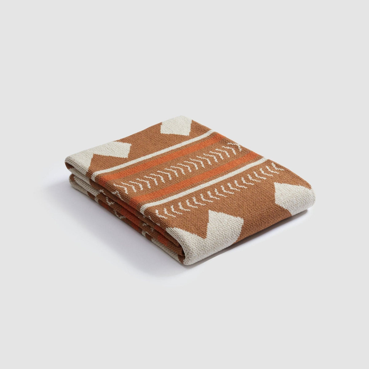 In2Green Eco Throw Cotton Sustainable Knit Throw Blanket | Mesa