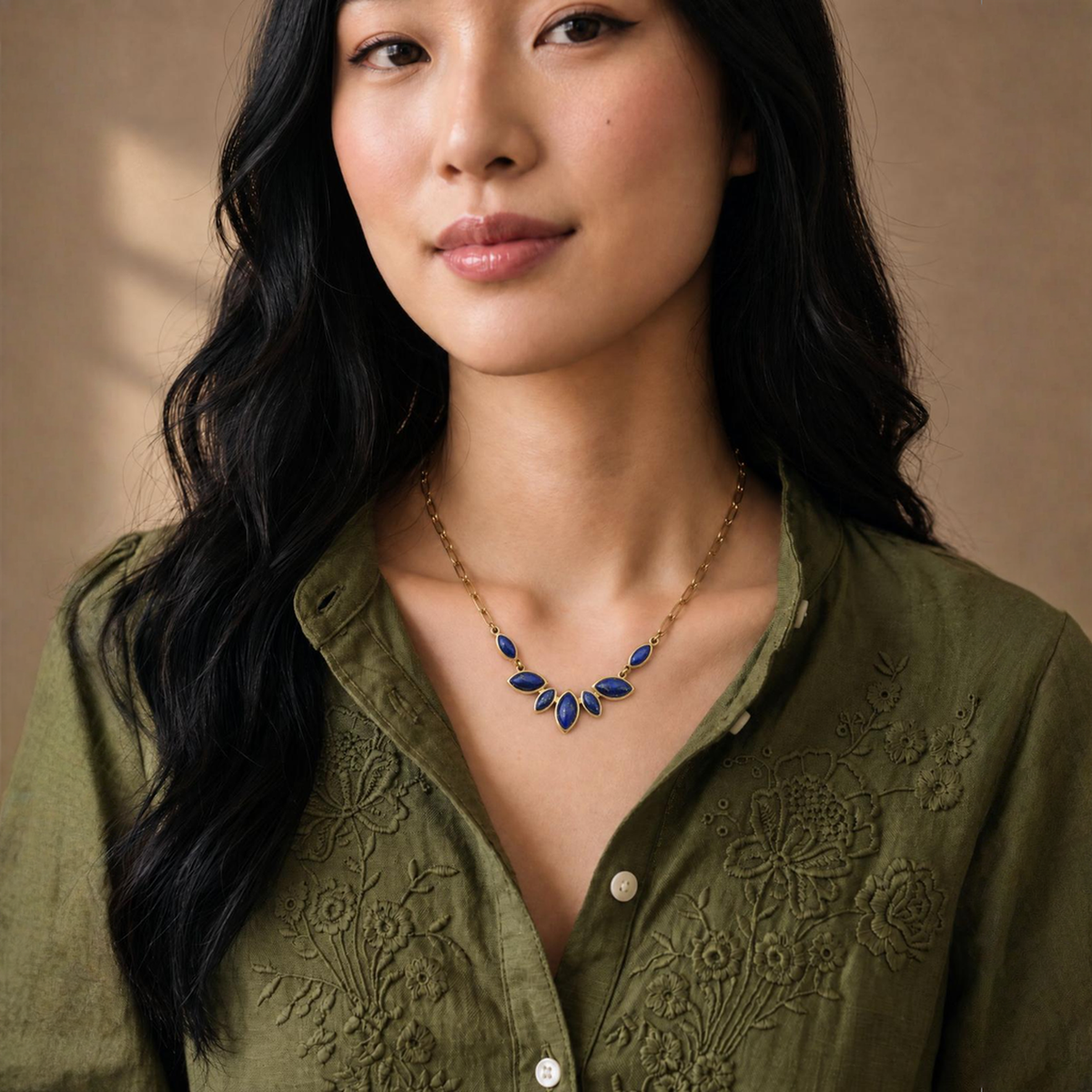 Boundless Voyage Blue Lapis Necklace