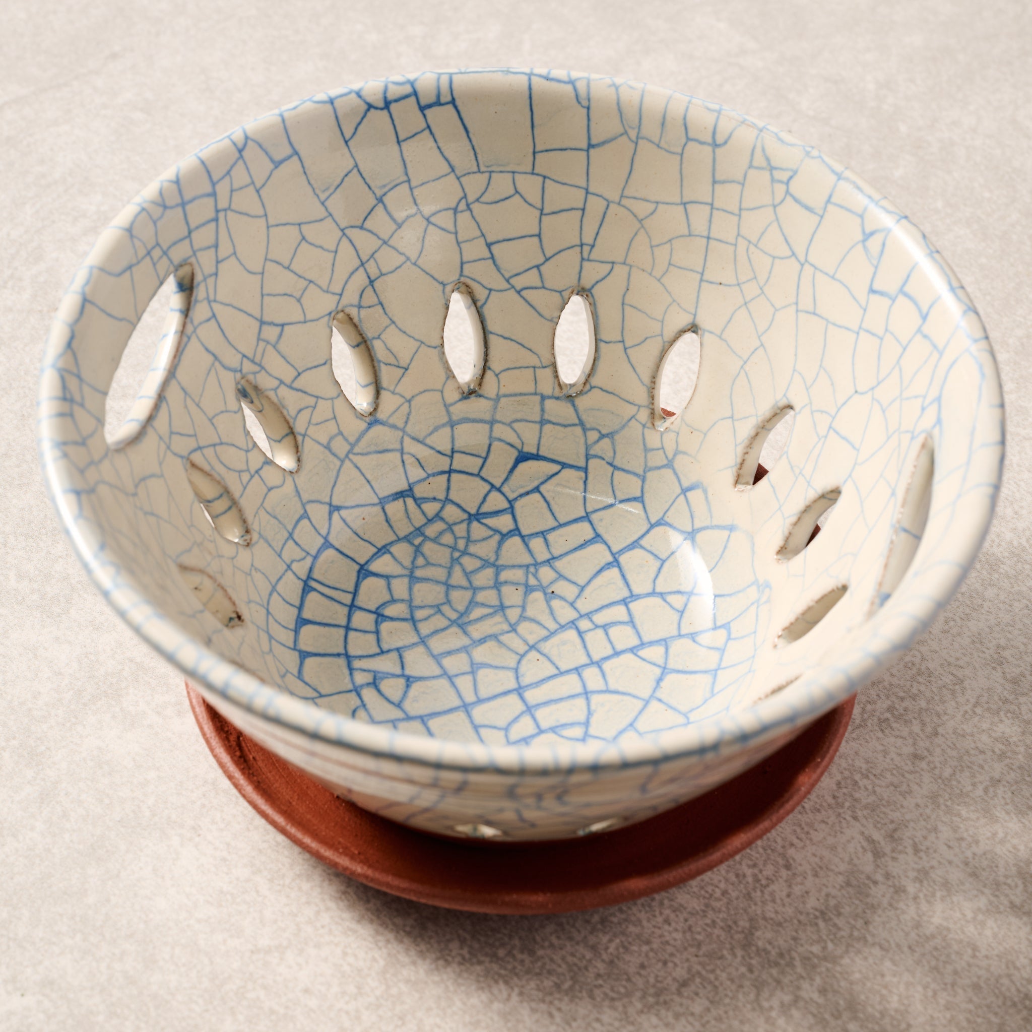 Ciya Blue Crackle Berry Bowl - Thumbnail 5