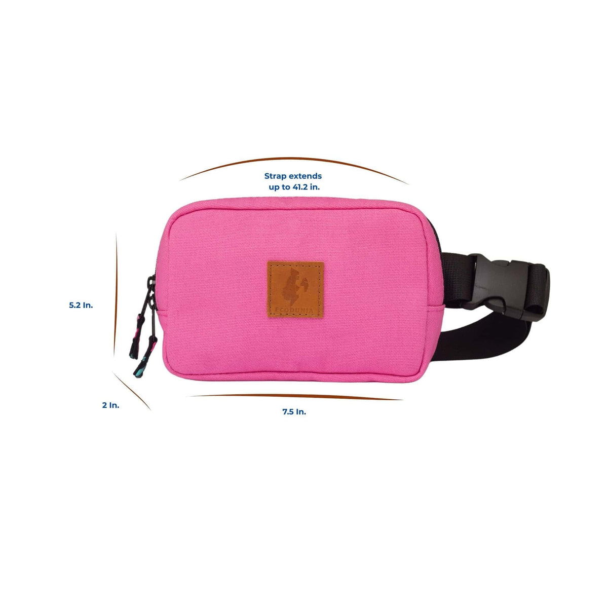 Canvas Crossbody Belt Bag Pouch, The Everywhere Belt Bag #color_hot-pink