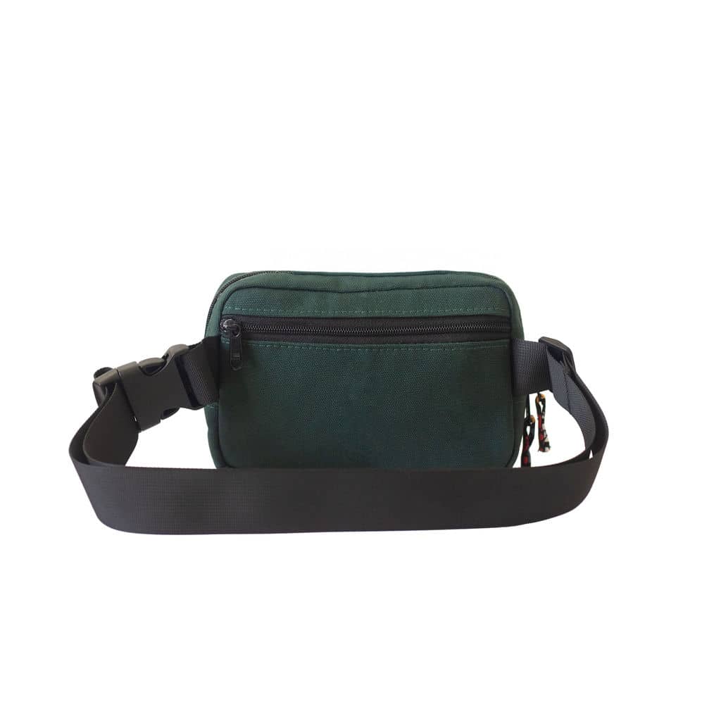 Canvas Crossbody Belt Bag Pouch, The Everywhere Belt Bag #color_forest-green