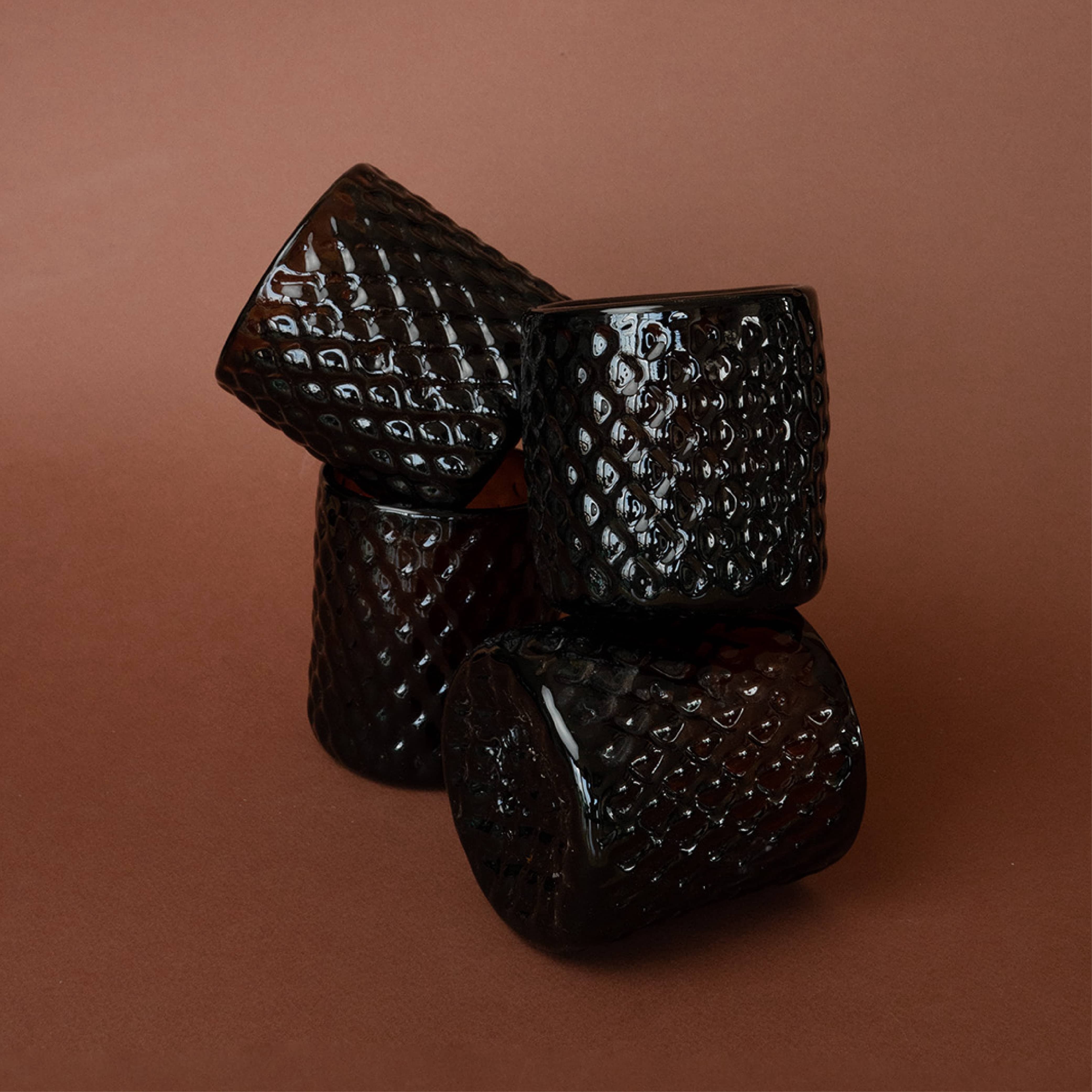 Bruma Amber Glass - set of 2 - Thumbnail 2