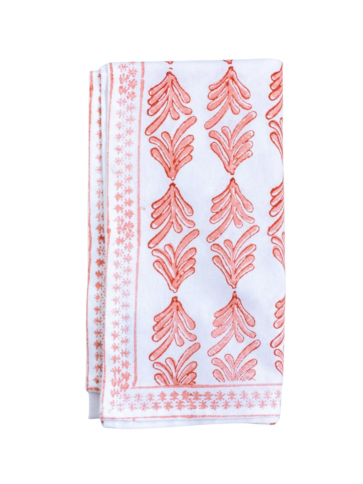 Table Throw - Palmetto, Orange & Melon - The Mended Company