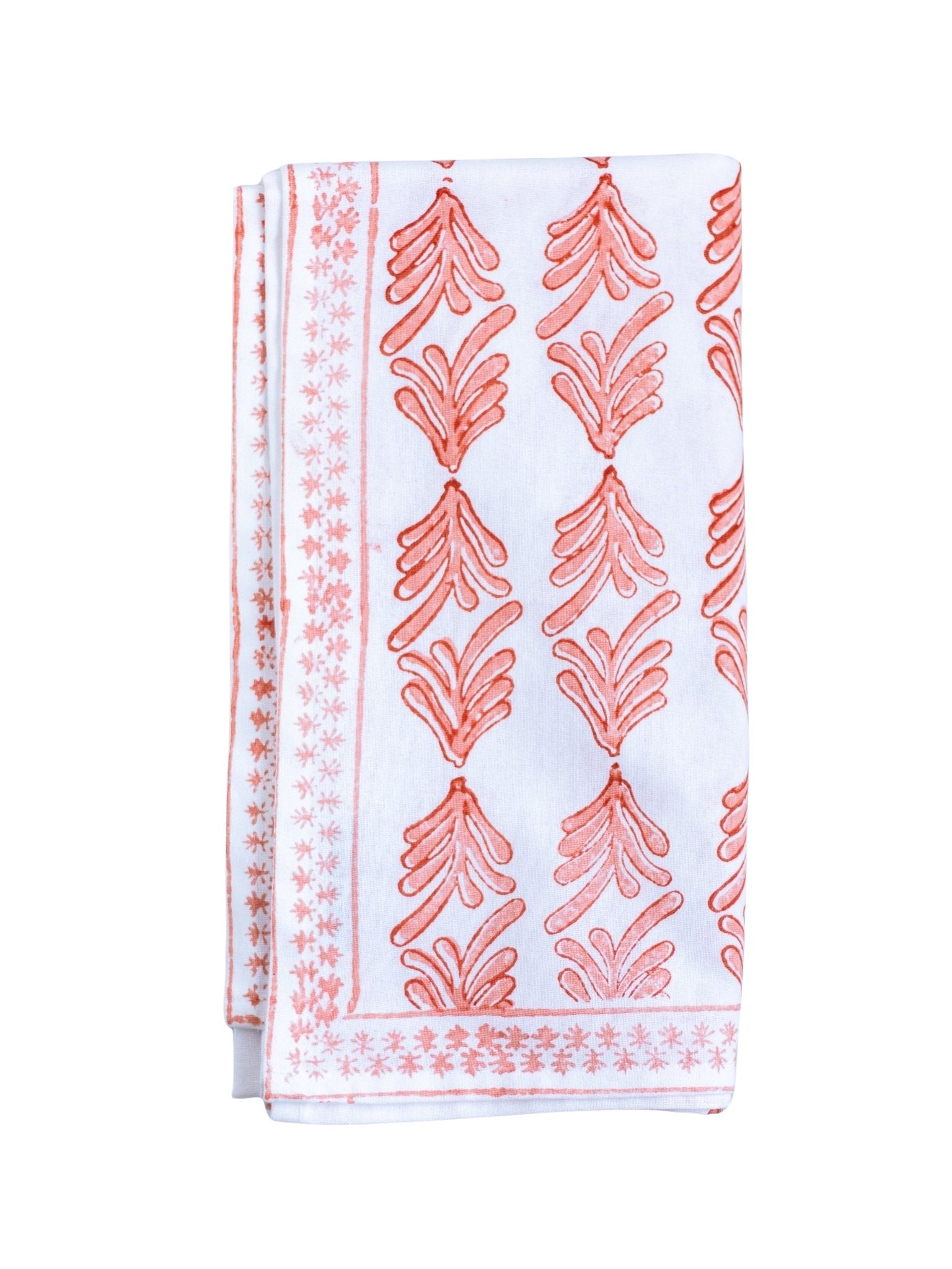 Table Throw - Palmetto, Orange & Melon - The Mended Company