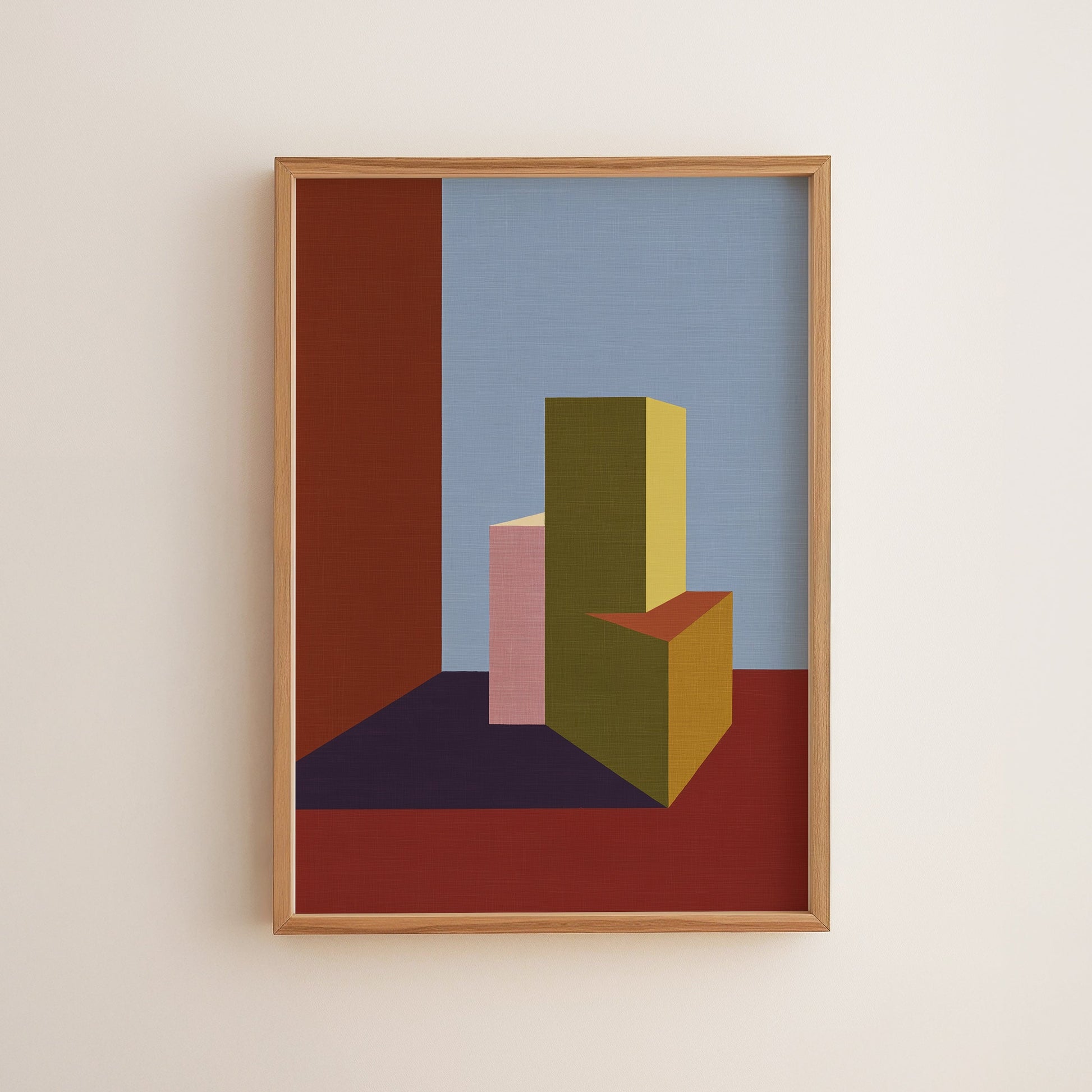 Form and Structure No. 06 — Geometric Abstract Art Print