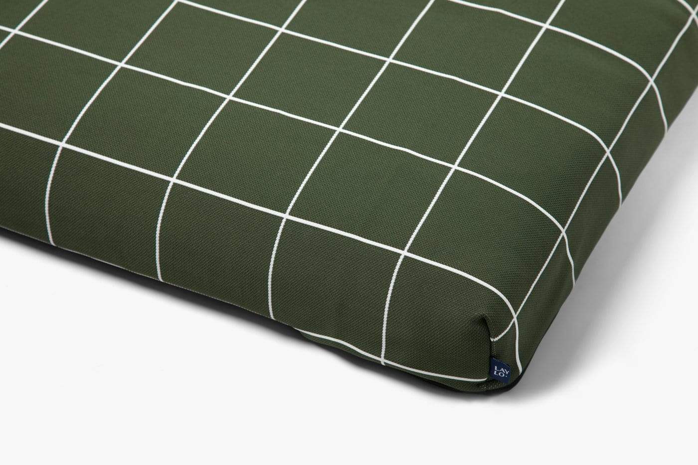 Laylo Pets Boho LAY LO Pets - Hunter Green Grid Dog Bed or Bed Cover Lay Lo Pets