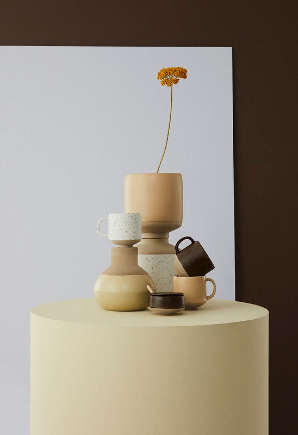 Hagi Vase Dusty Lemonade By Oyoy 2