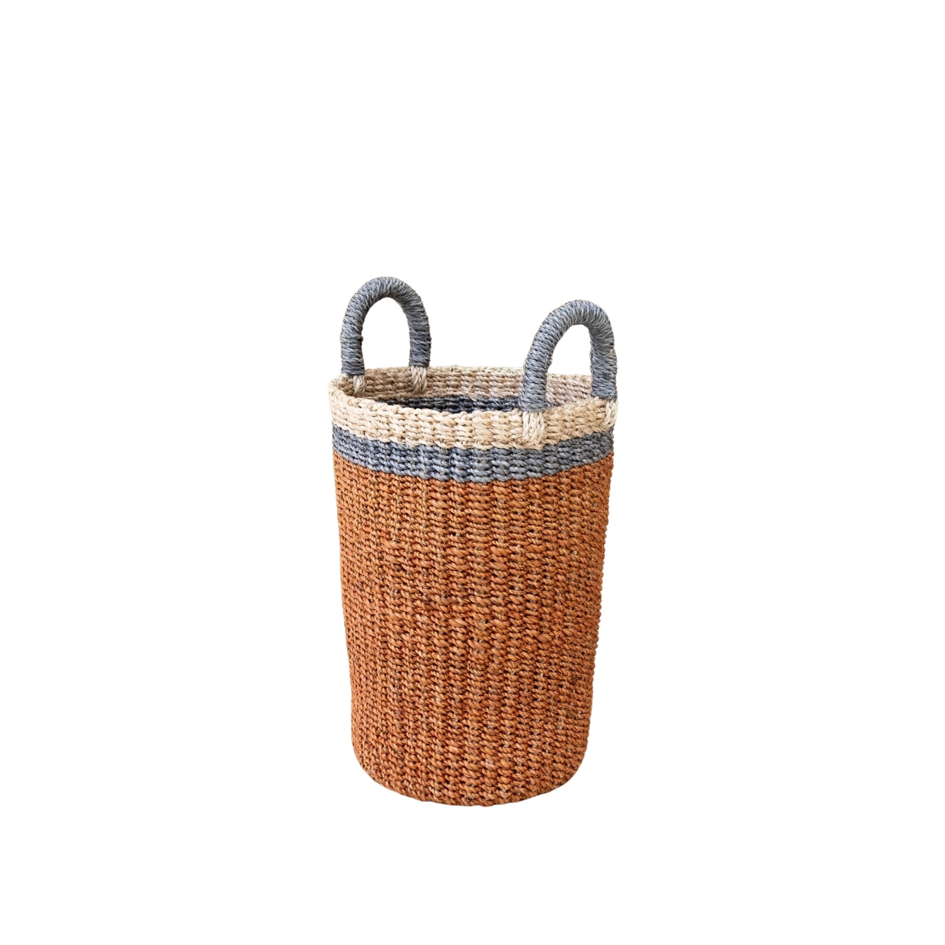Baskets - Coral Wicker Basket Vase - Decorative Basket | LIKHÂ - LIKHÂ