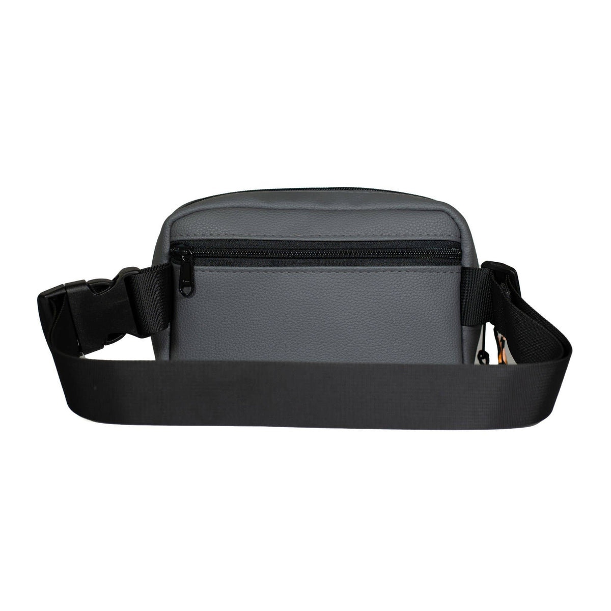 Vegan Leather Crossbody Belt Bag Ecodunia #color_gray