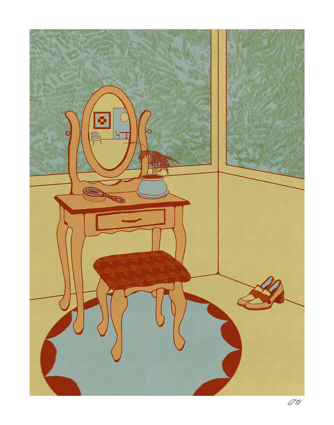 Vanity Print by Stephanie Browne