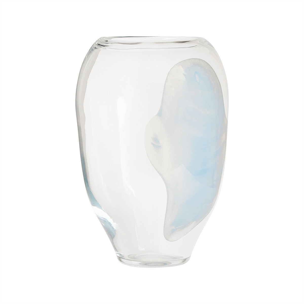 Jali Large Vase In Ice Blue 1