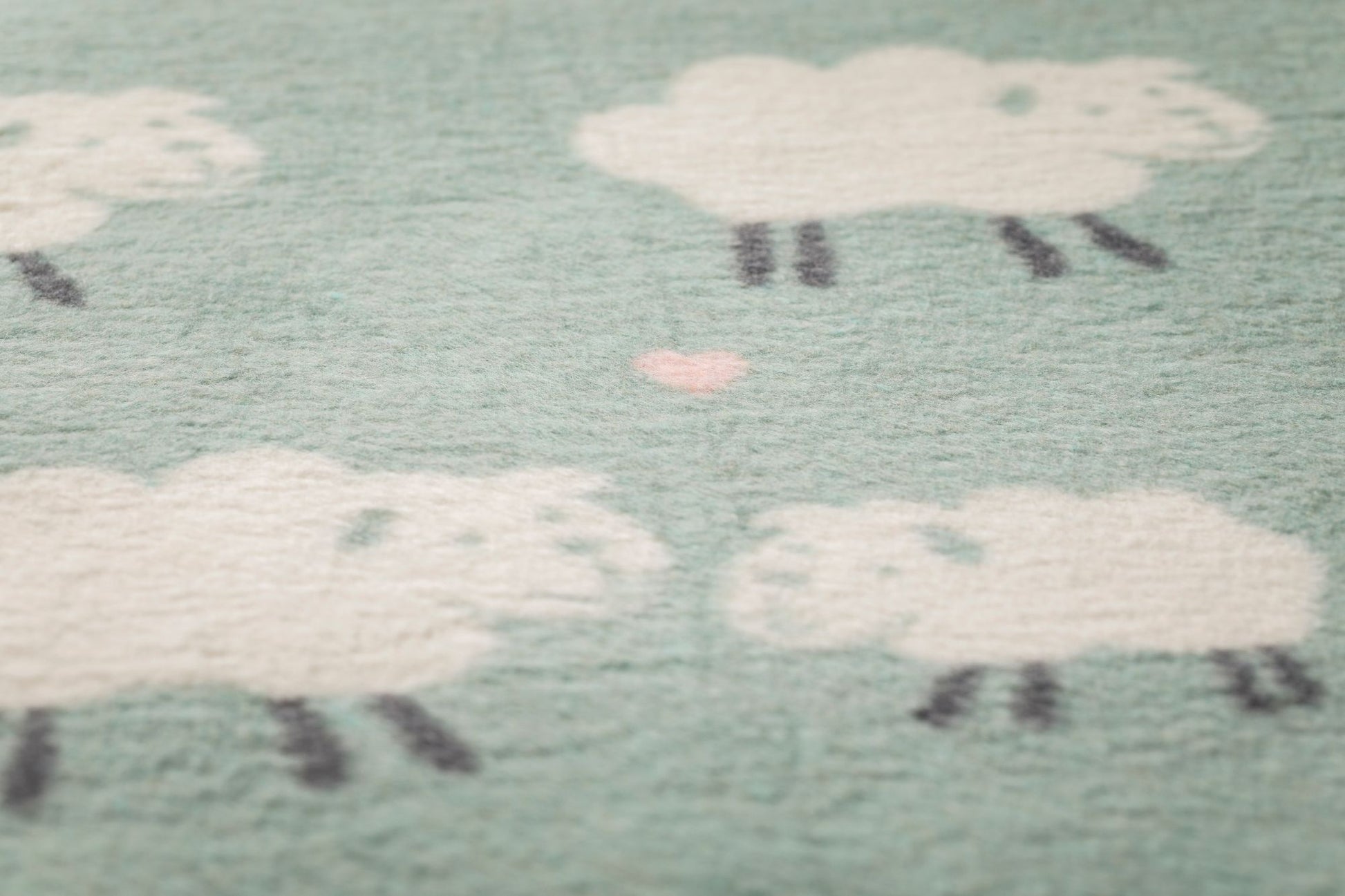 MILA baby blanket "sheep allover" in . Blanket made by David Fussenegger , a family-run mill in Austria.