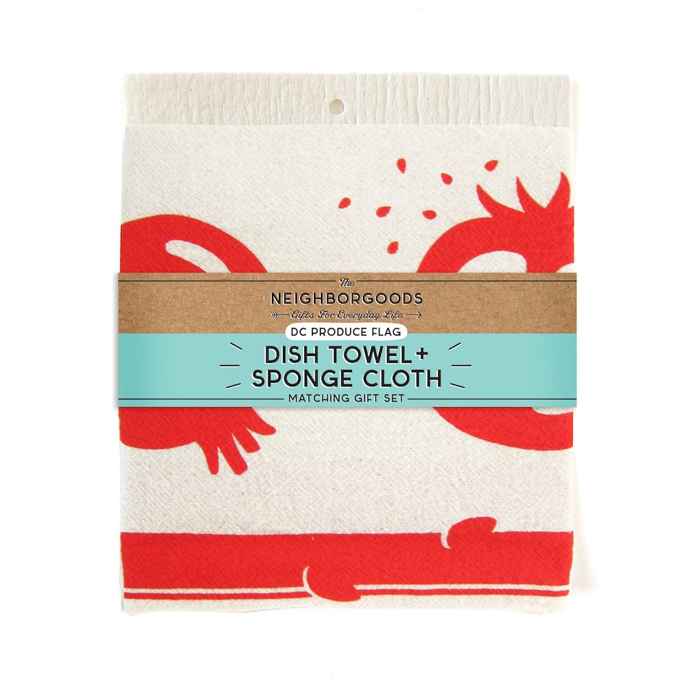 DC Flag Dish Towel + Sponge Cloth Gift Set - Thumbnail 5