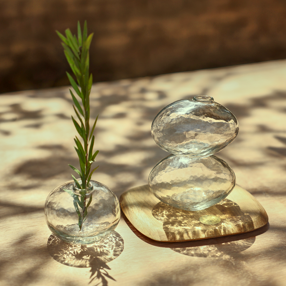 Pebbled Natura Vases - Set of 3