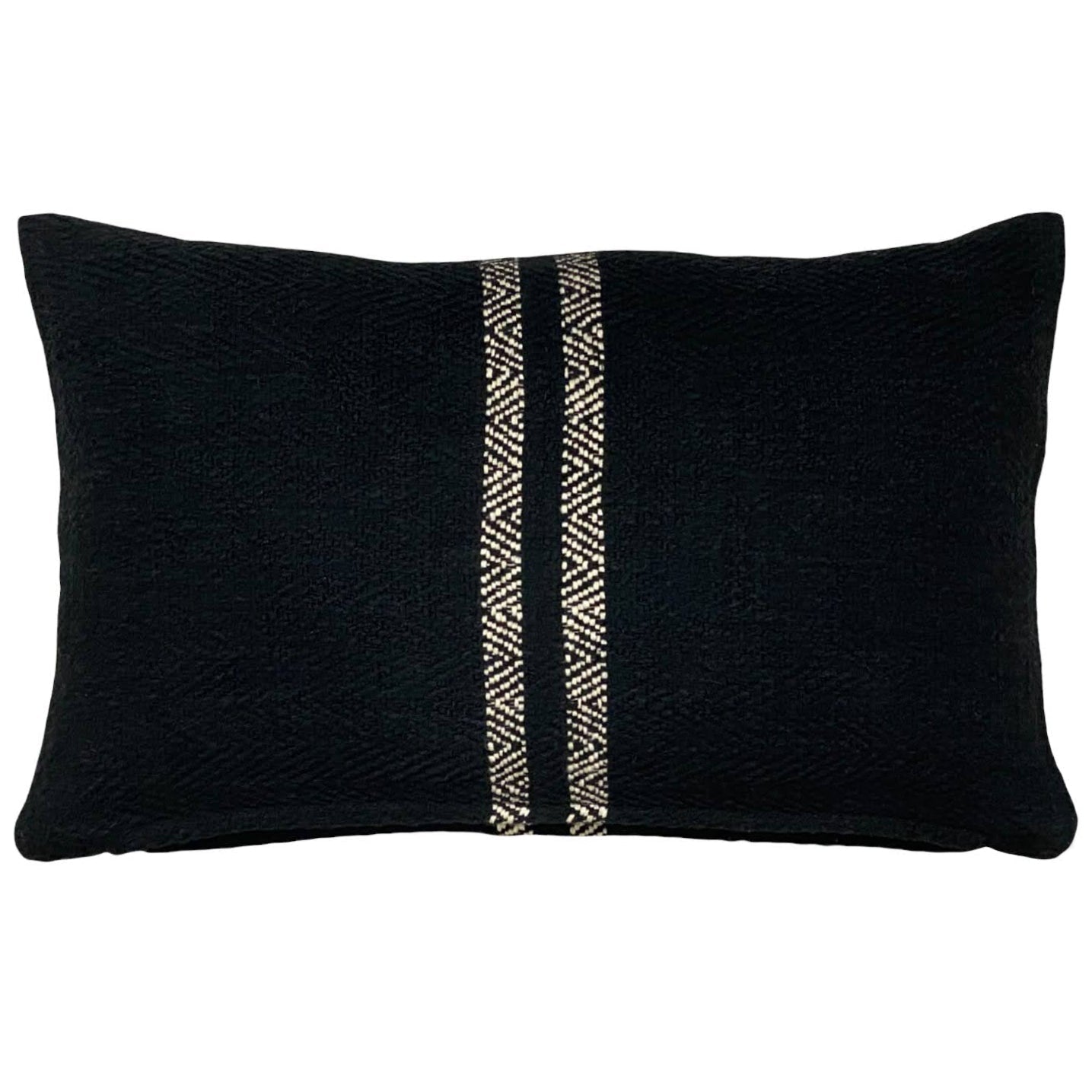 Hugh Lumbar Pillow - Black