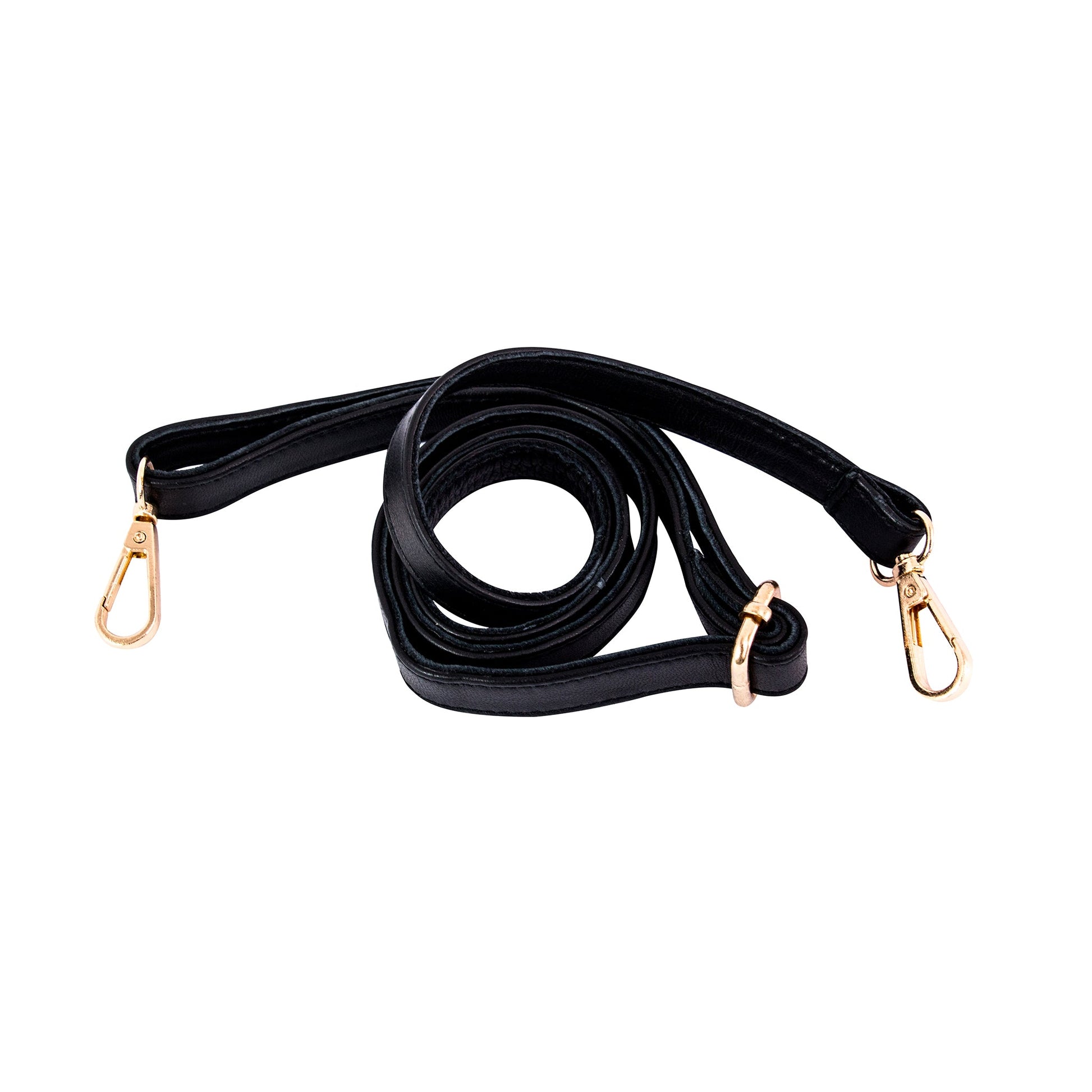 Black Cow Leather Crossbody Strap