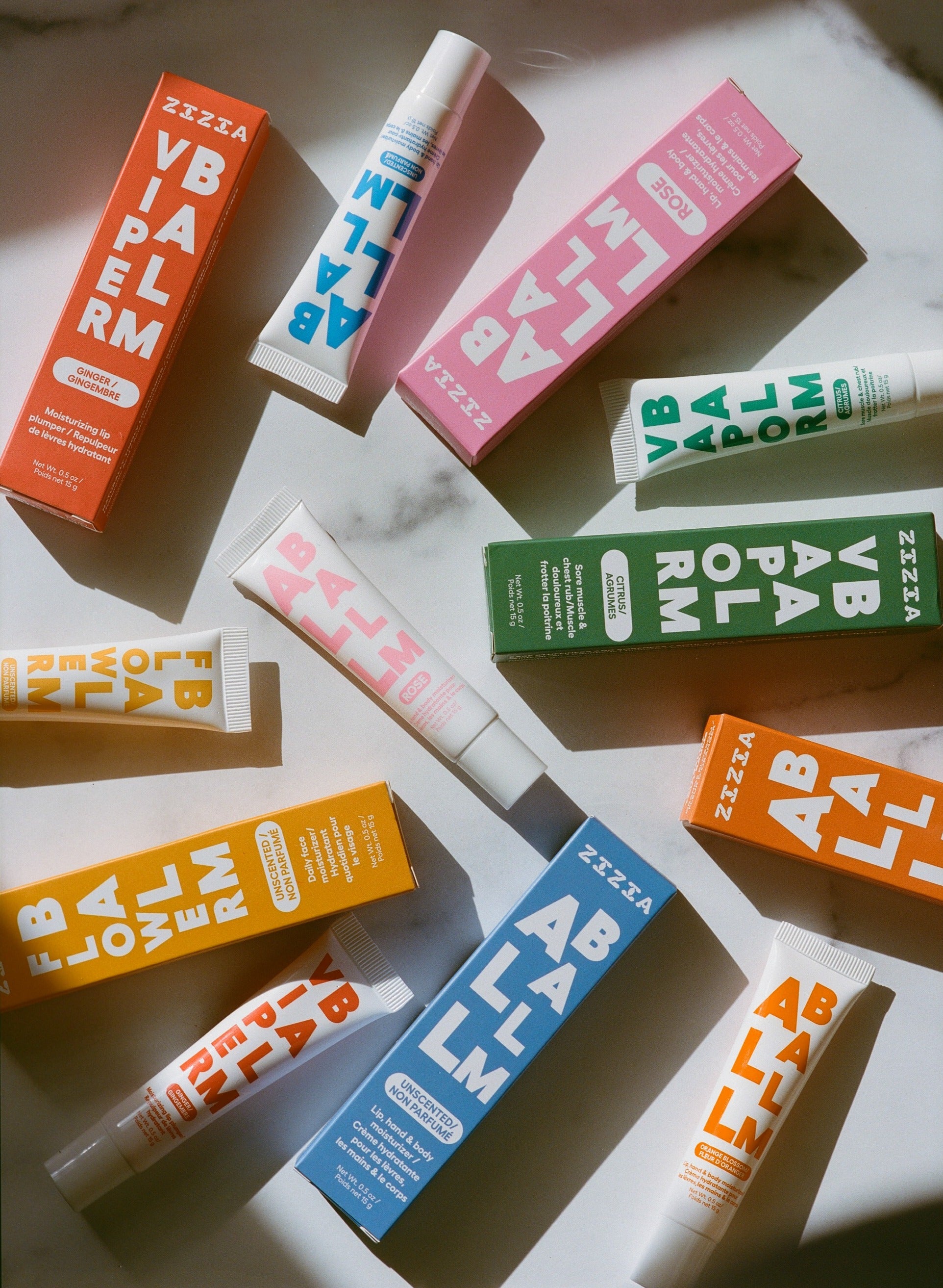 Flower Balm Tube + Unscented All Balm Stick