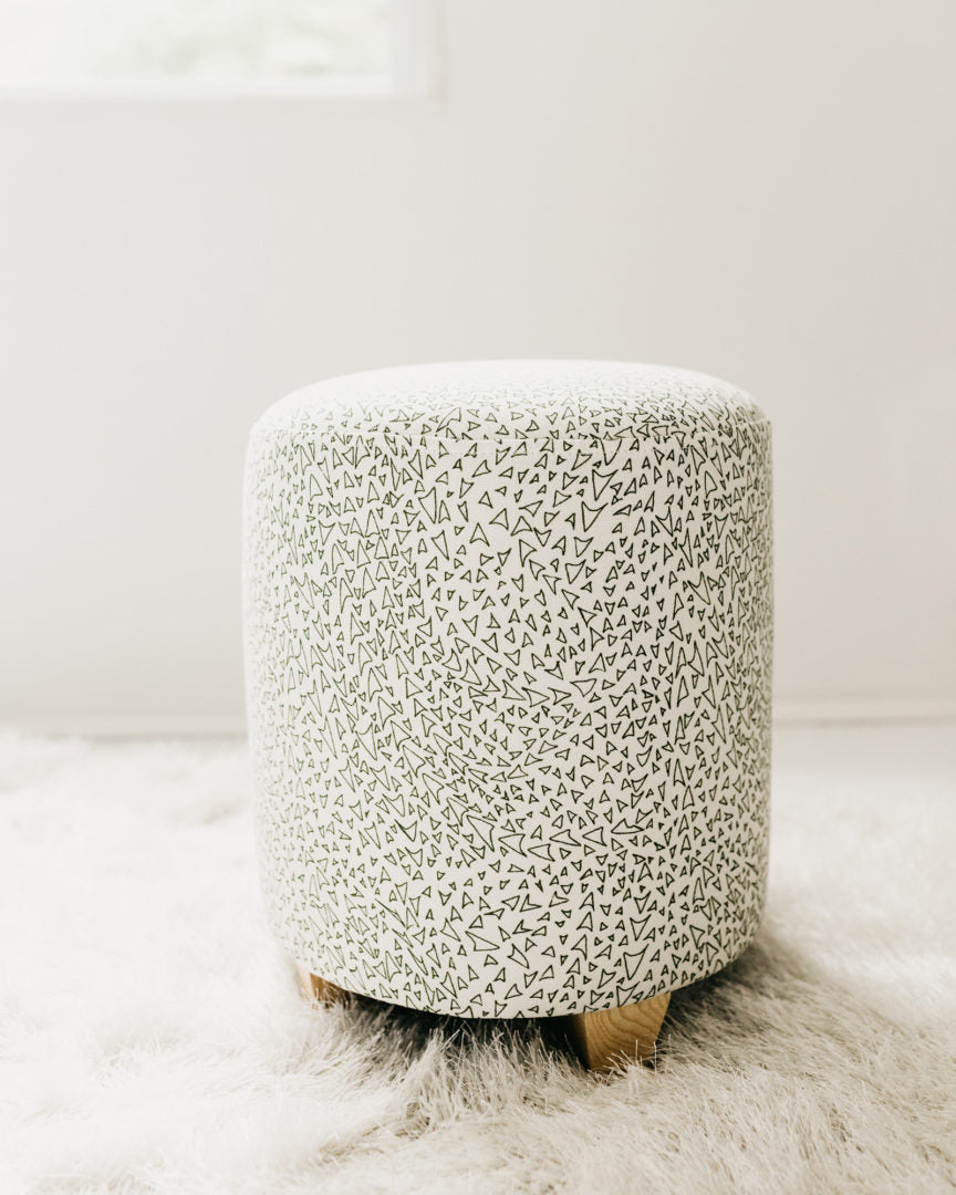 Basilone in Cereus Small Round Ottoman - at300nelson
