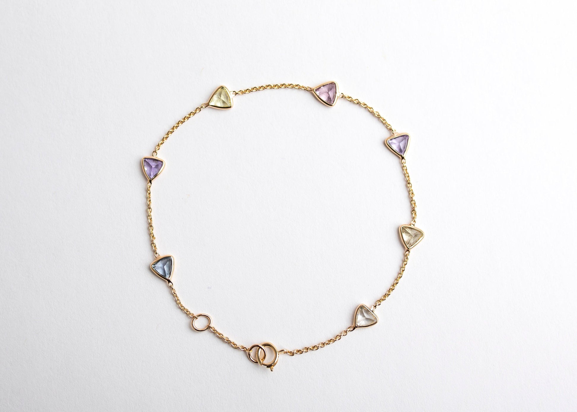 Joyful Hues minimal everyday fine jewelry in solid gold and sterling 925 silver with natural gemstones.
