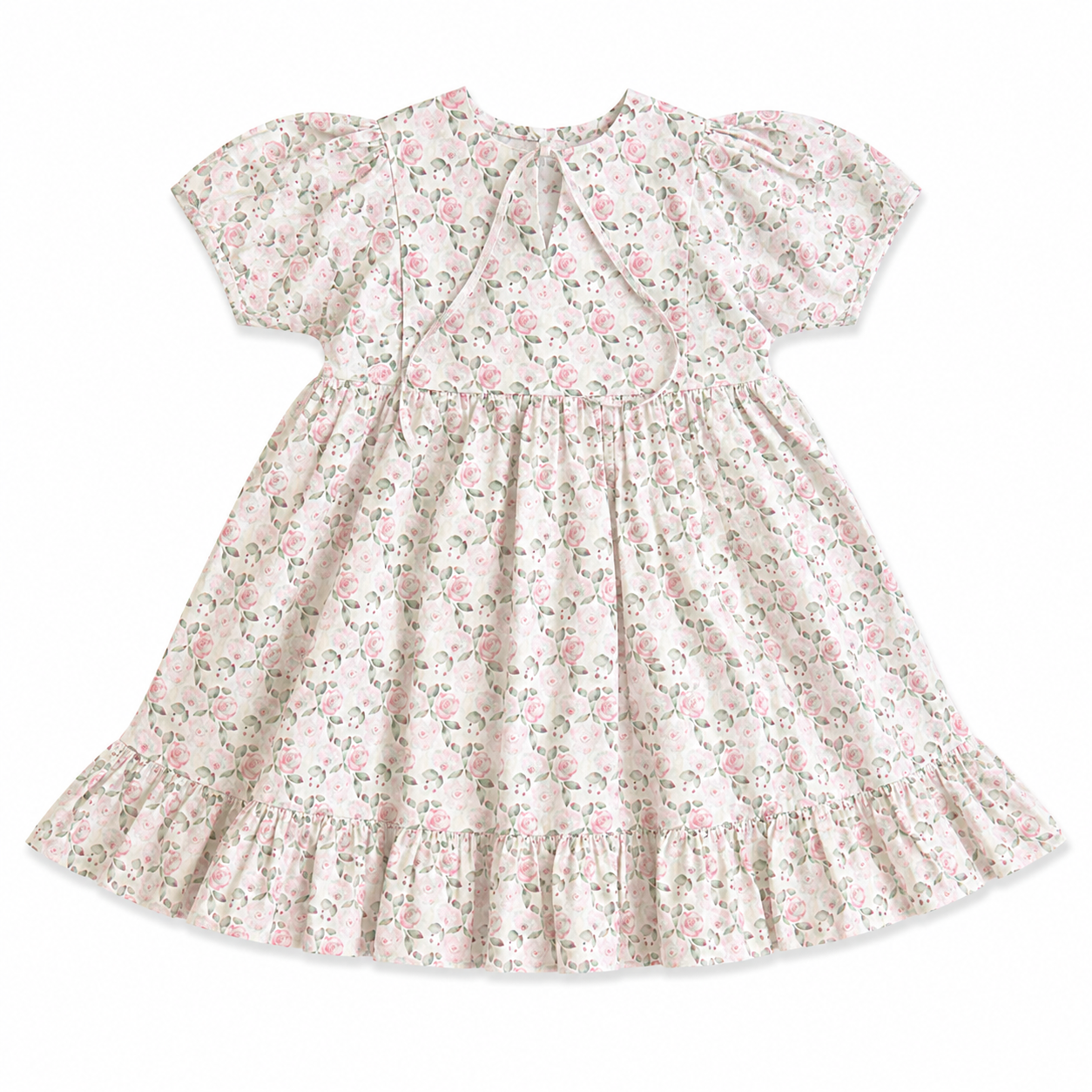 Floral dress on a white background
