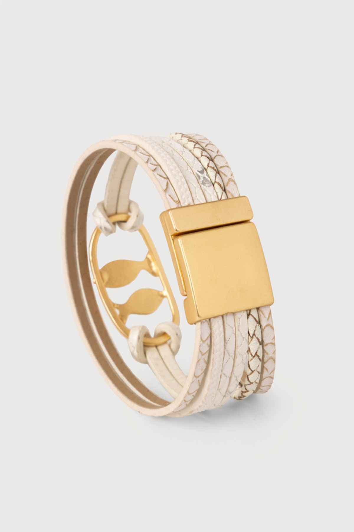 Coastal Multi Strand Bracelet - White