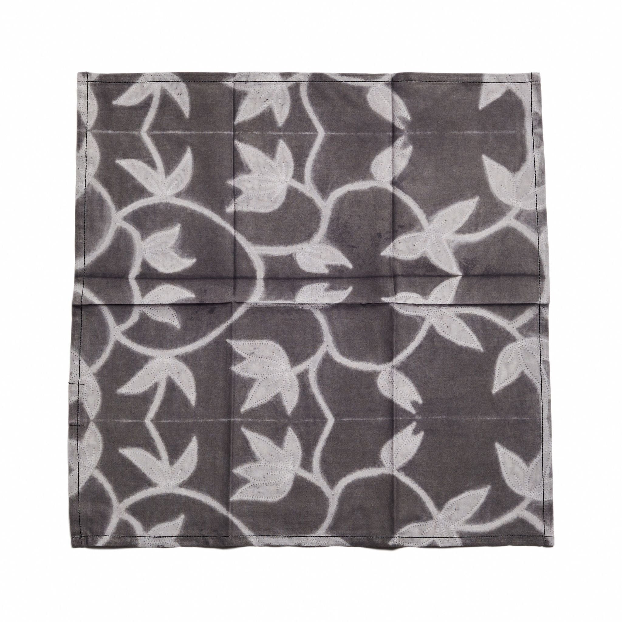 Folio Indigo Handcrafted Shibori Cotton Table Napkins ( set of 4 )