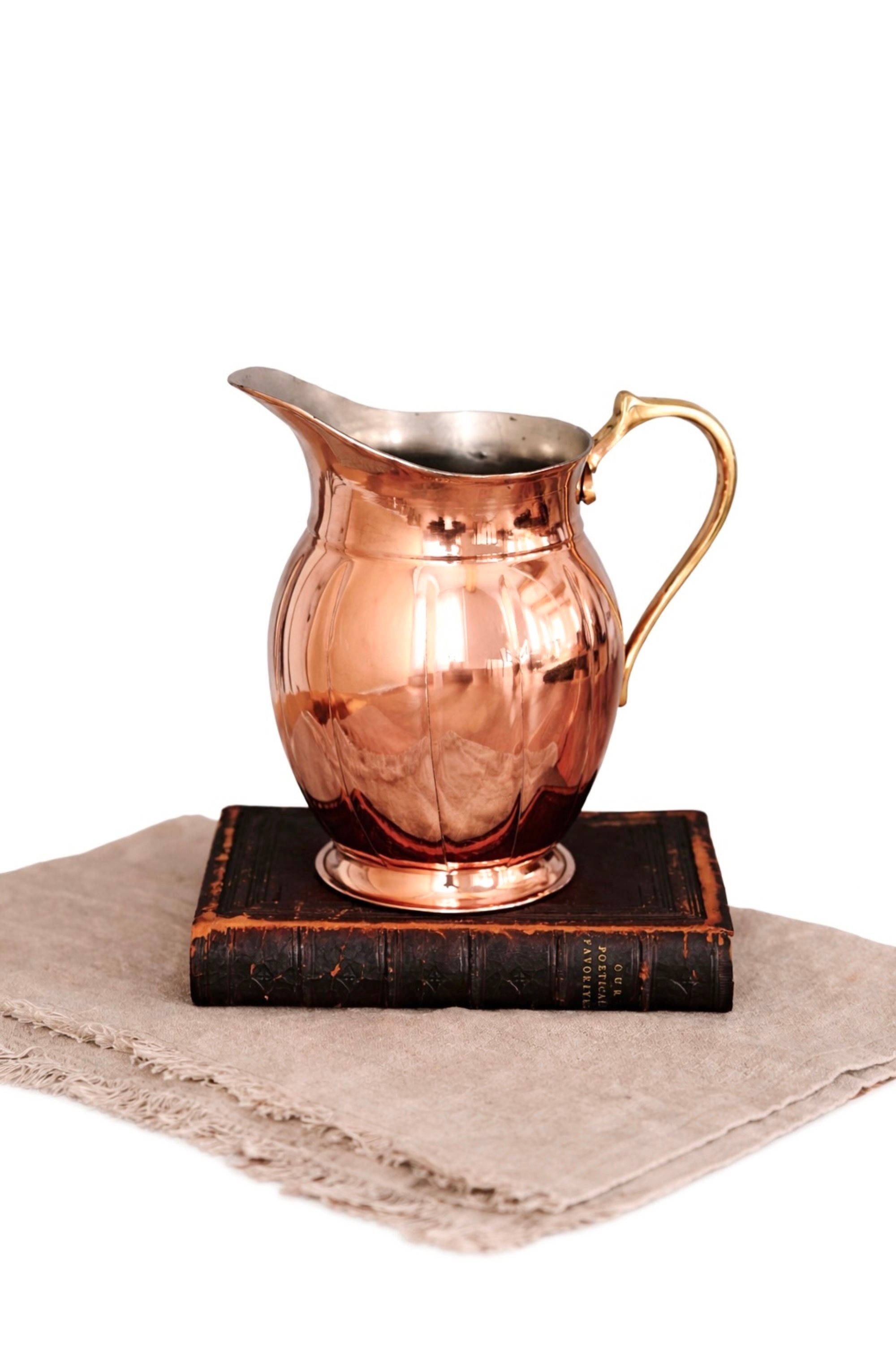 CMK Vintage Inspired Copper Large Pitcher
