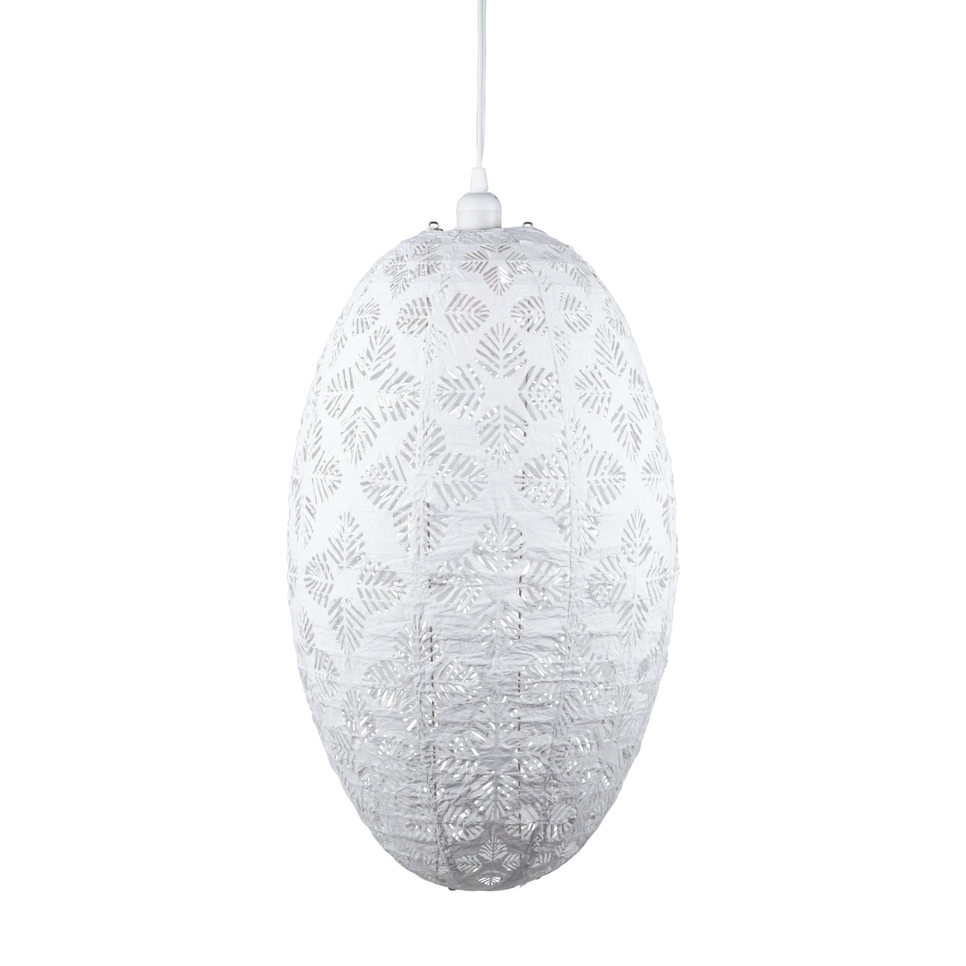 Soji Stella Nova Palm Pod Indoor Outdoor Tyvek Pendant Lamp