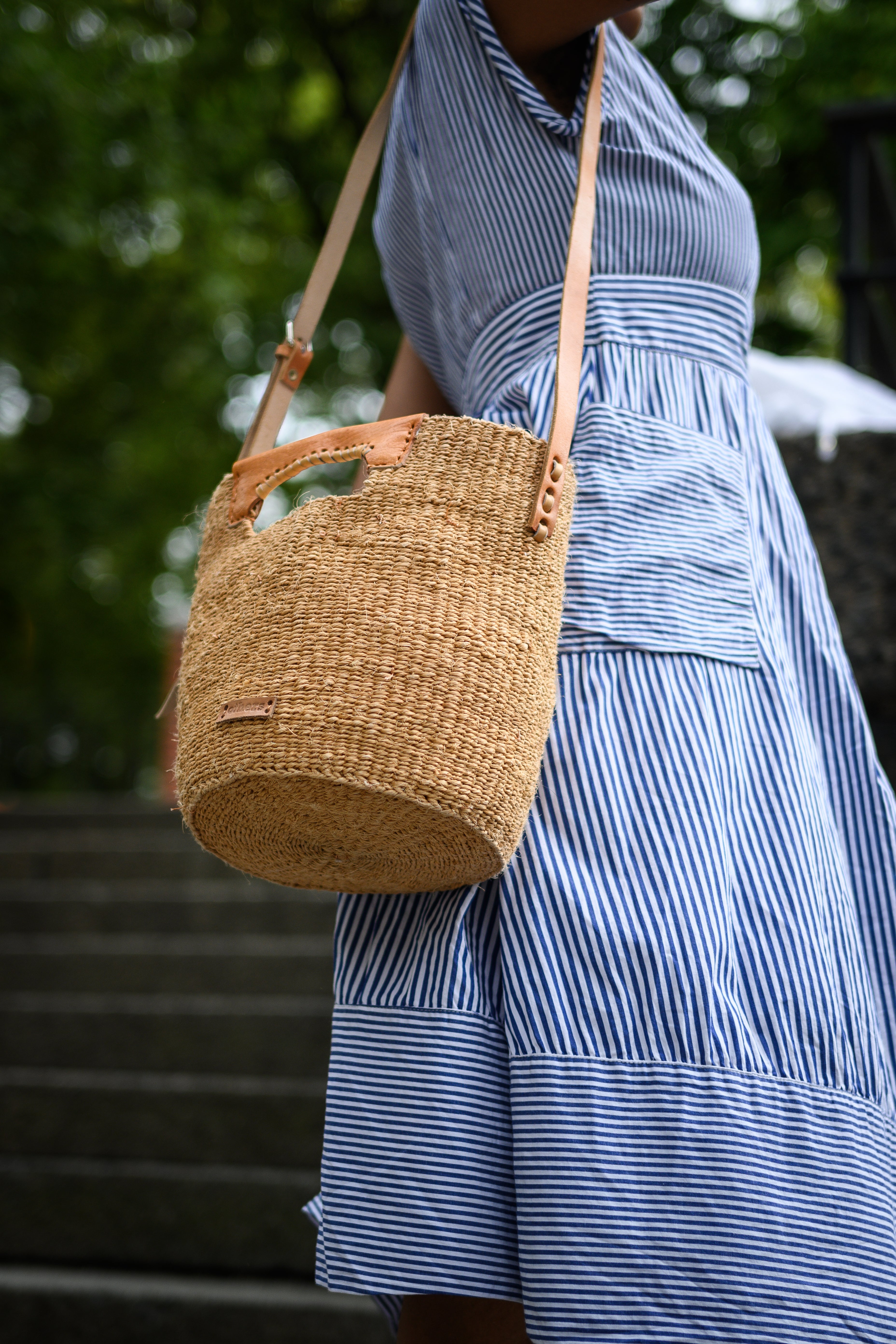 Others Crossbody Sisal Bag Natural