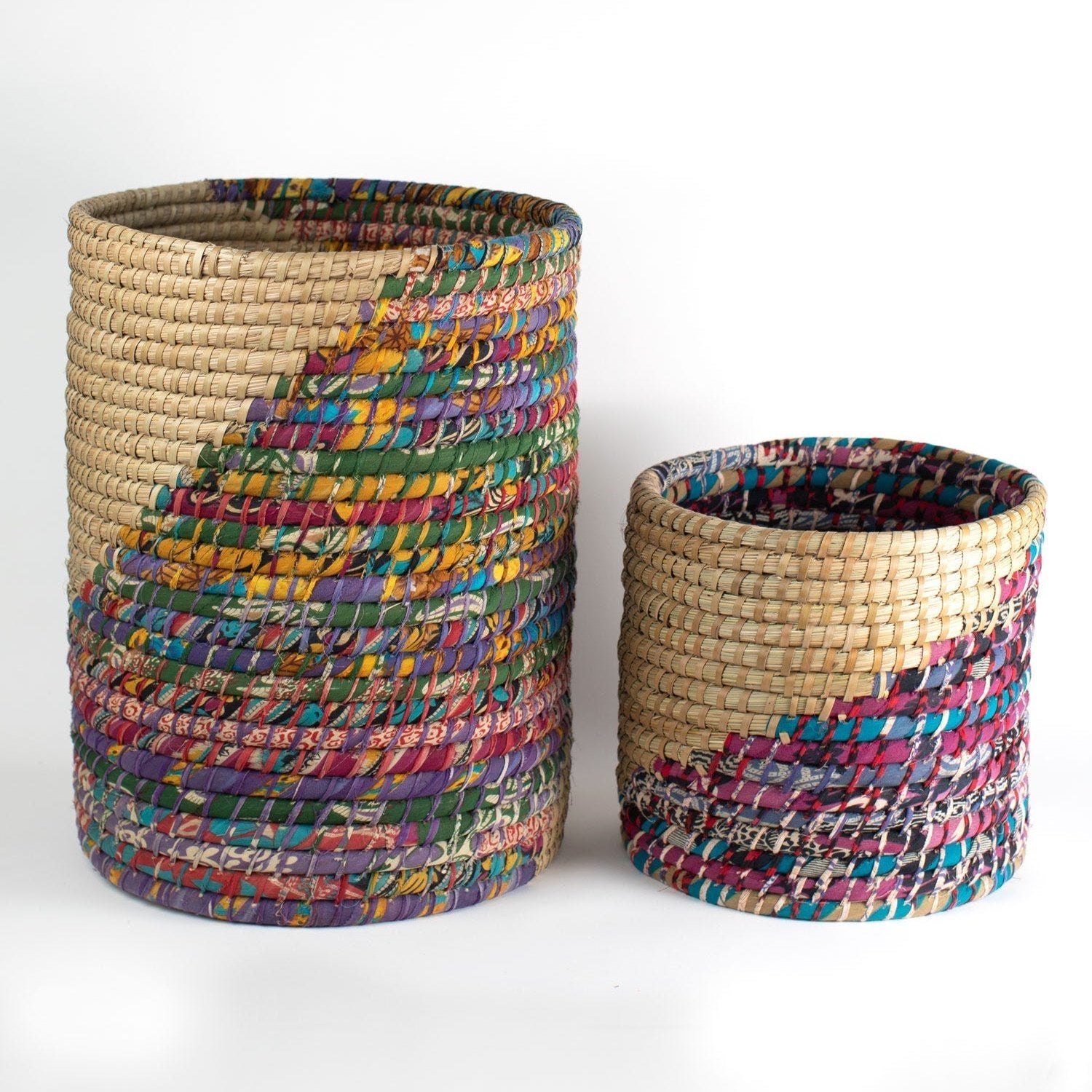Ten Thousand Villages Kaleidoscope Basket - Thumbnail 3