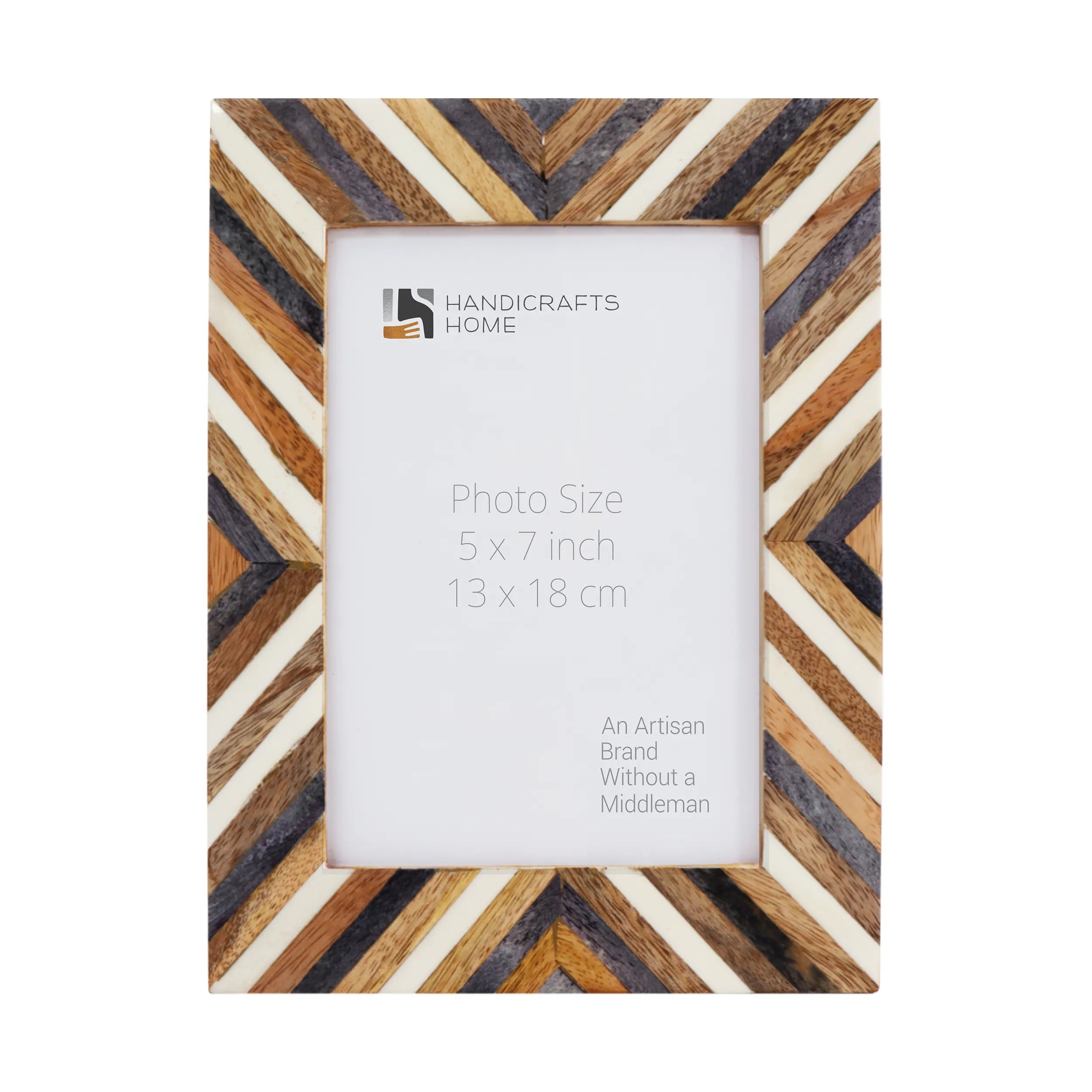 Picture Frames Hypno Daze Pattern Bone & Resin Inlay Collection in 3 Sizes