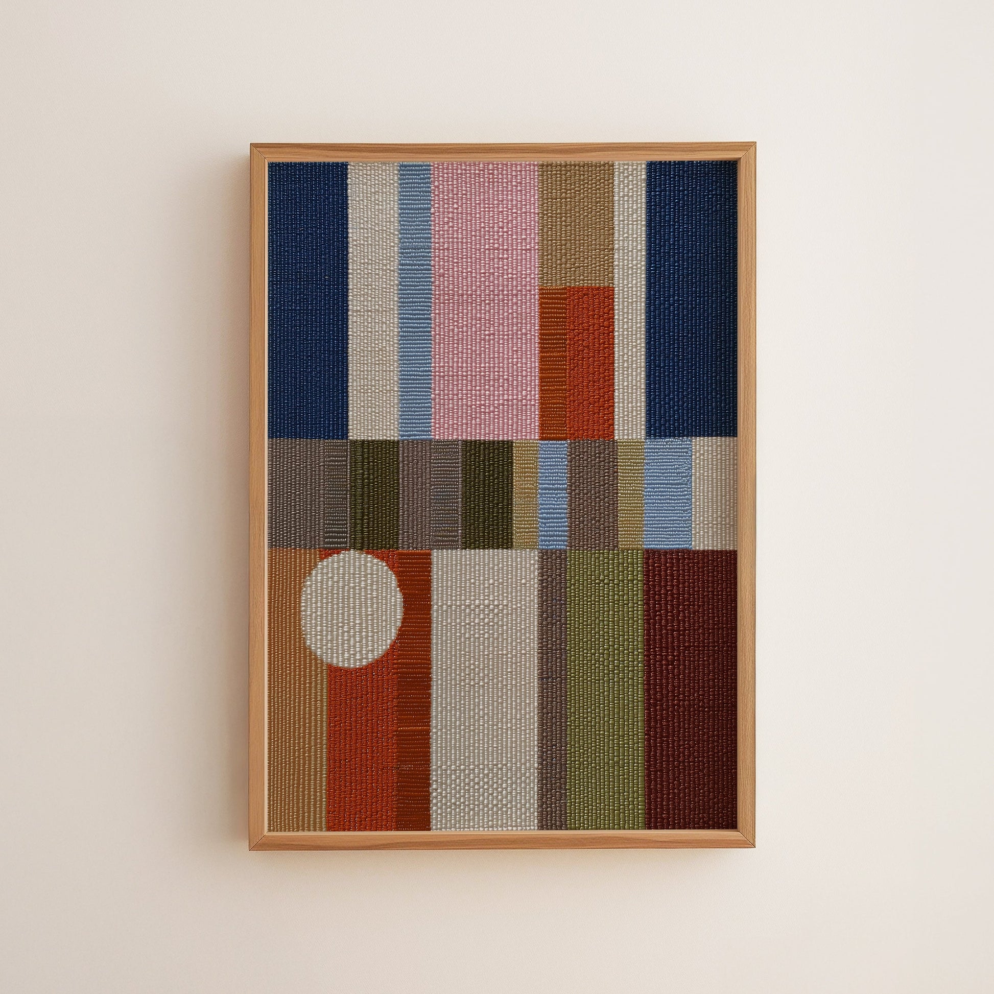 Woven Perspectives No. 07 — Geometric Abstract Art Print