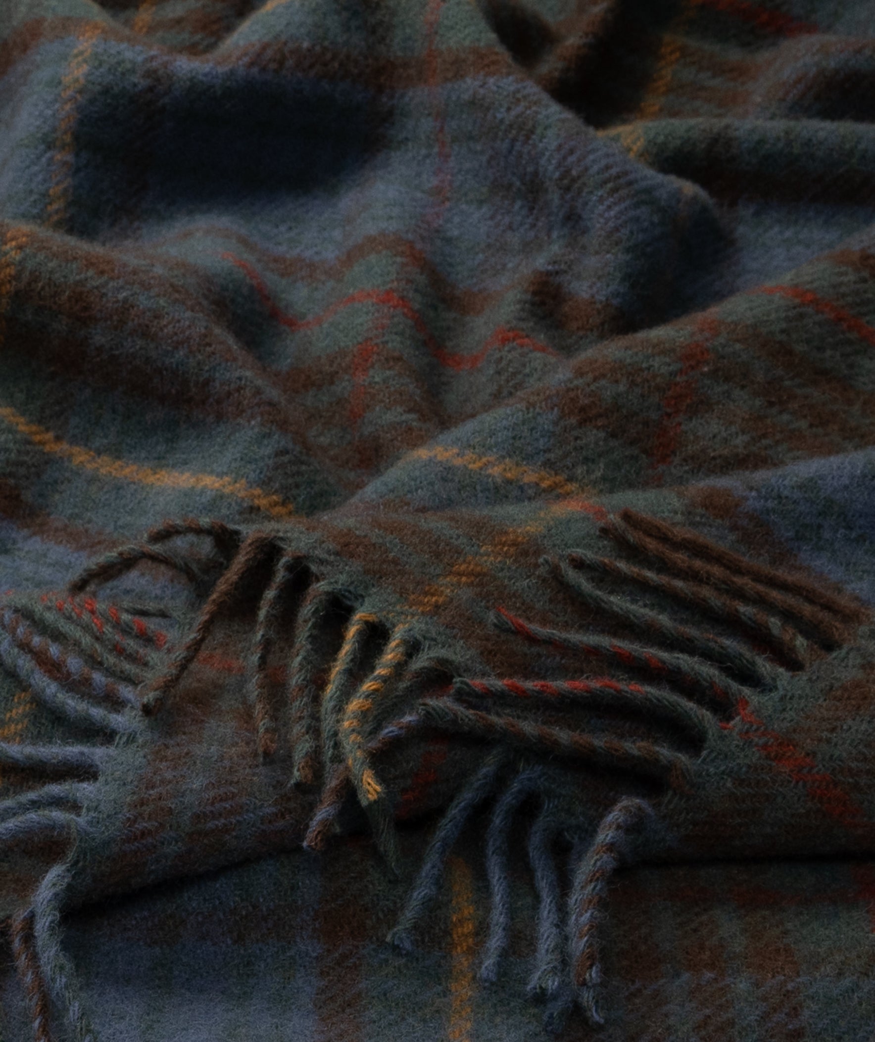 Highland Tweeds BIG Throw ~ Antique Hunting Stewart ~-Throws and Blankets-[bar code]-Prince of Scots