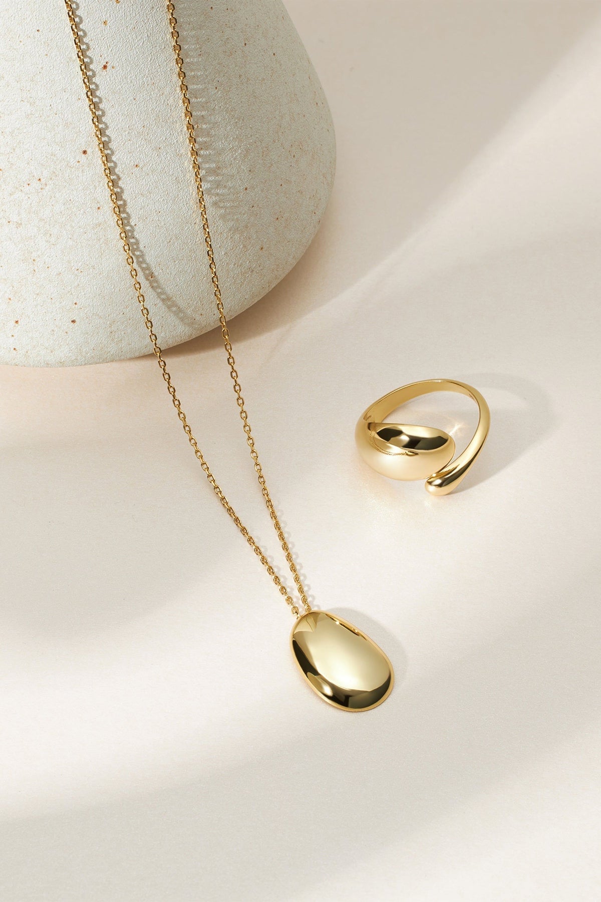 Harmony Pebble Pendant Necklace - Pendant Necklaces
