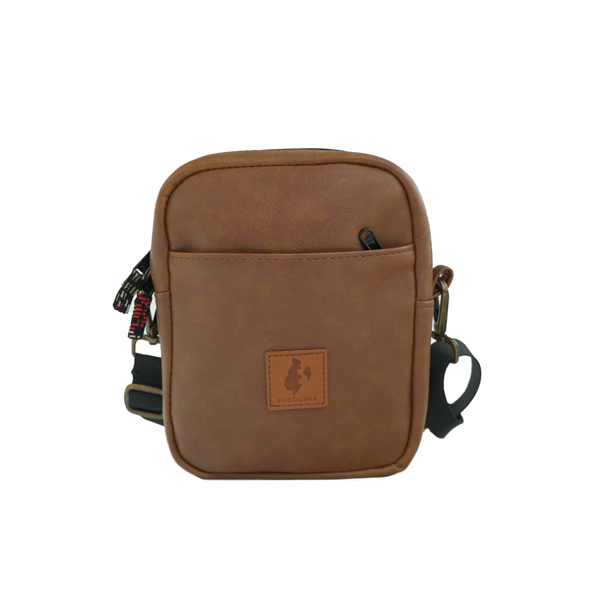 Rozi Vegan Leather Crossbody Bag 2L - EcoDunia #color_brown