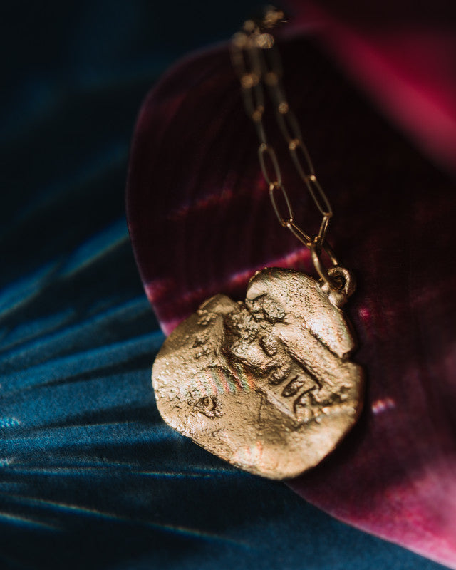 Parrot Cay Long Coin Necklace 3