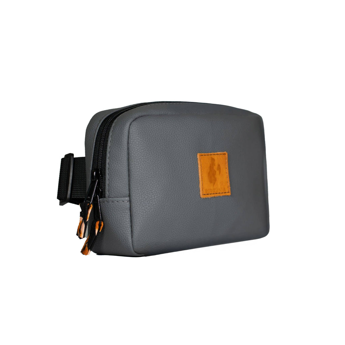 Vegan Leather Crossbody Belt Bag Ecodunia #color_gray