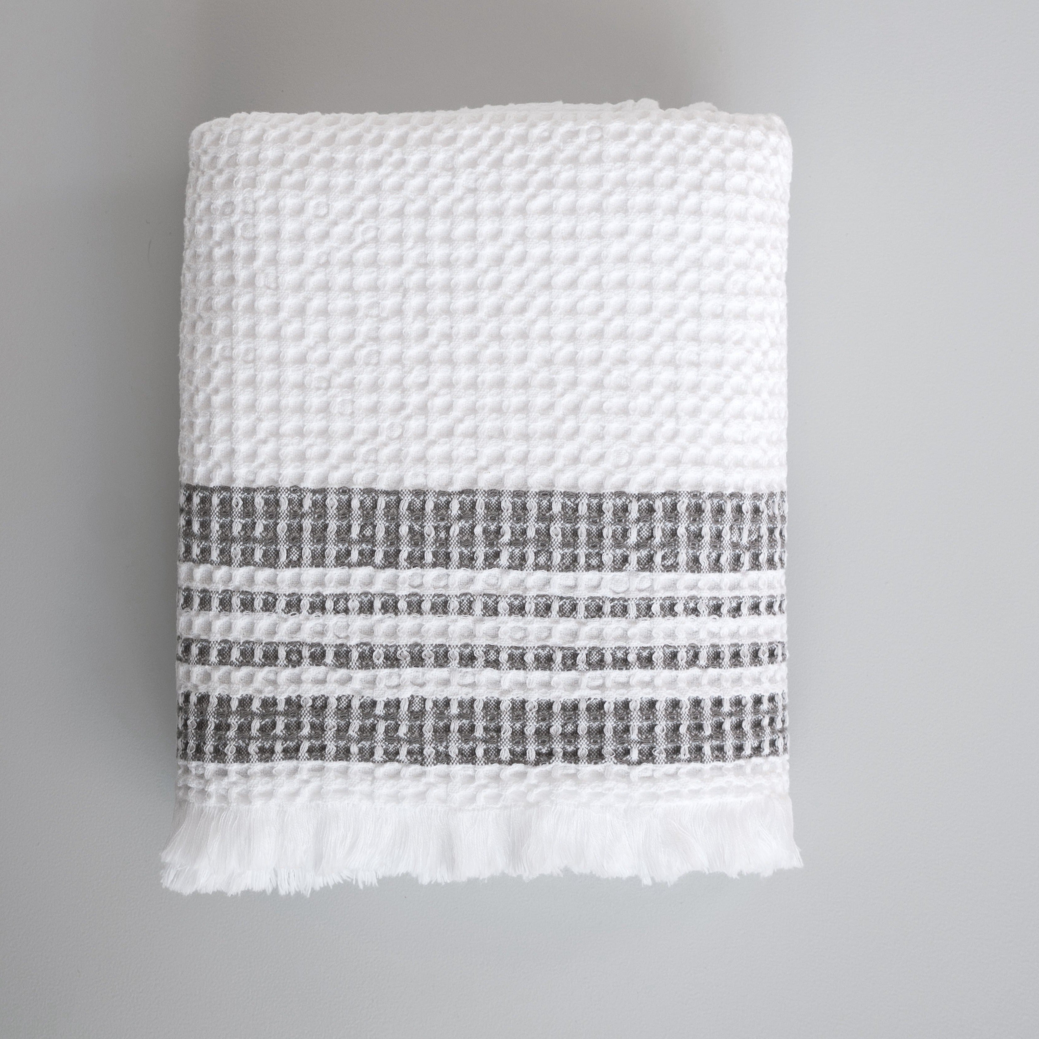 Organic Belgian Waffle Bath Sheet - Thumbnail 2