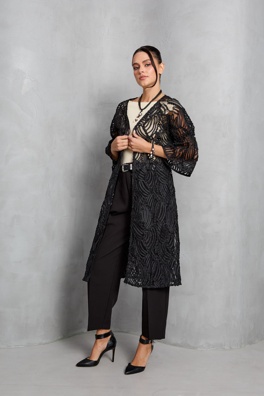 Midi Cutout Duster