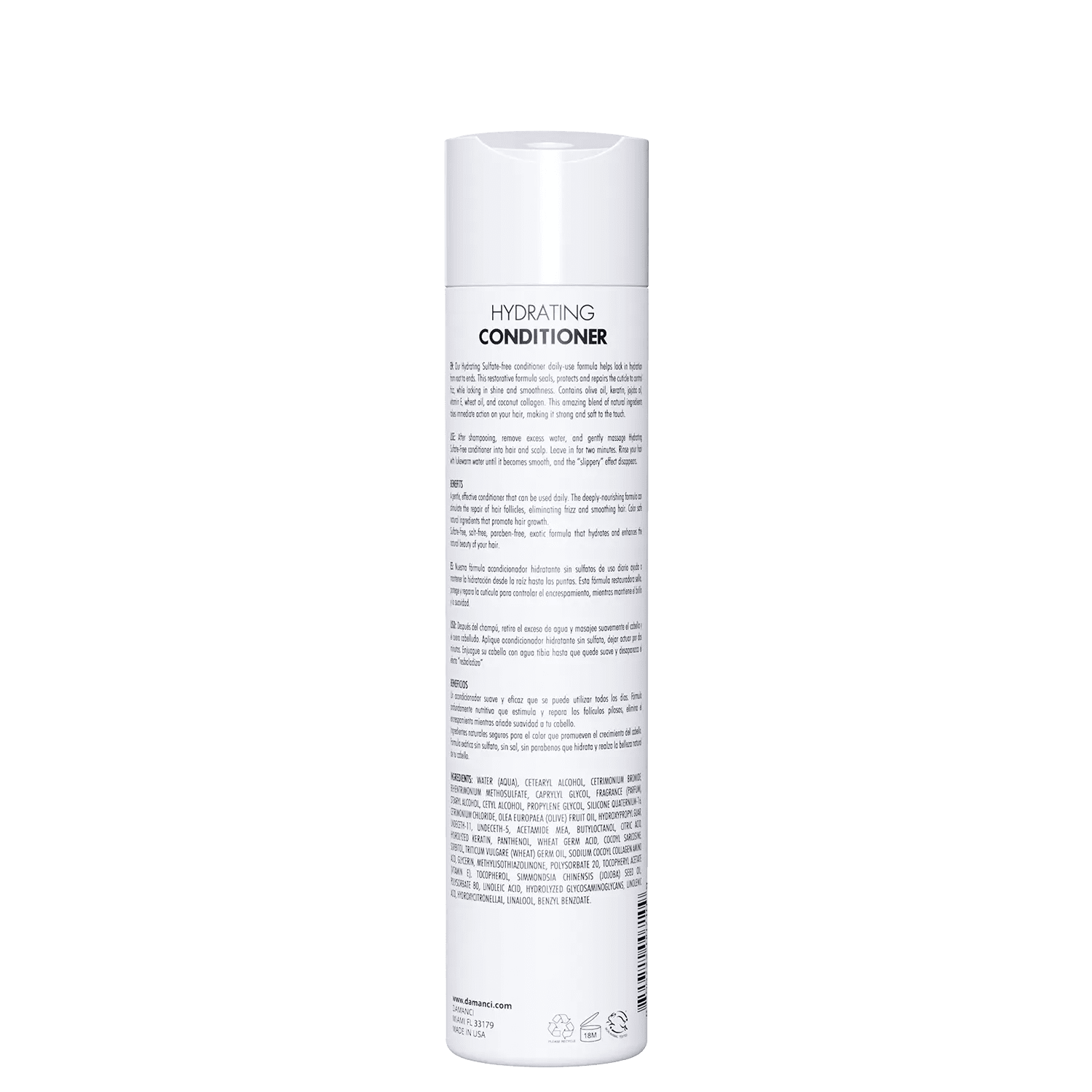 Hydrating Conditioner - DAMANCI® Better hair, better you!