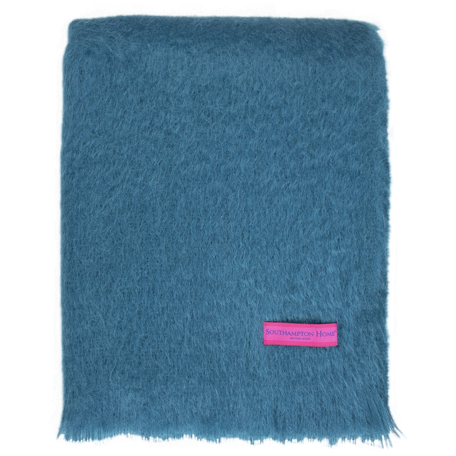SOUTHAMPTON HOME Americana Collection (Blue Mohair)-Throws and Blankets-Prince of Scots-, Q350004-Prince of Scots