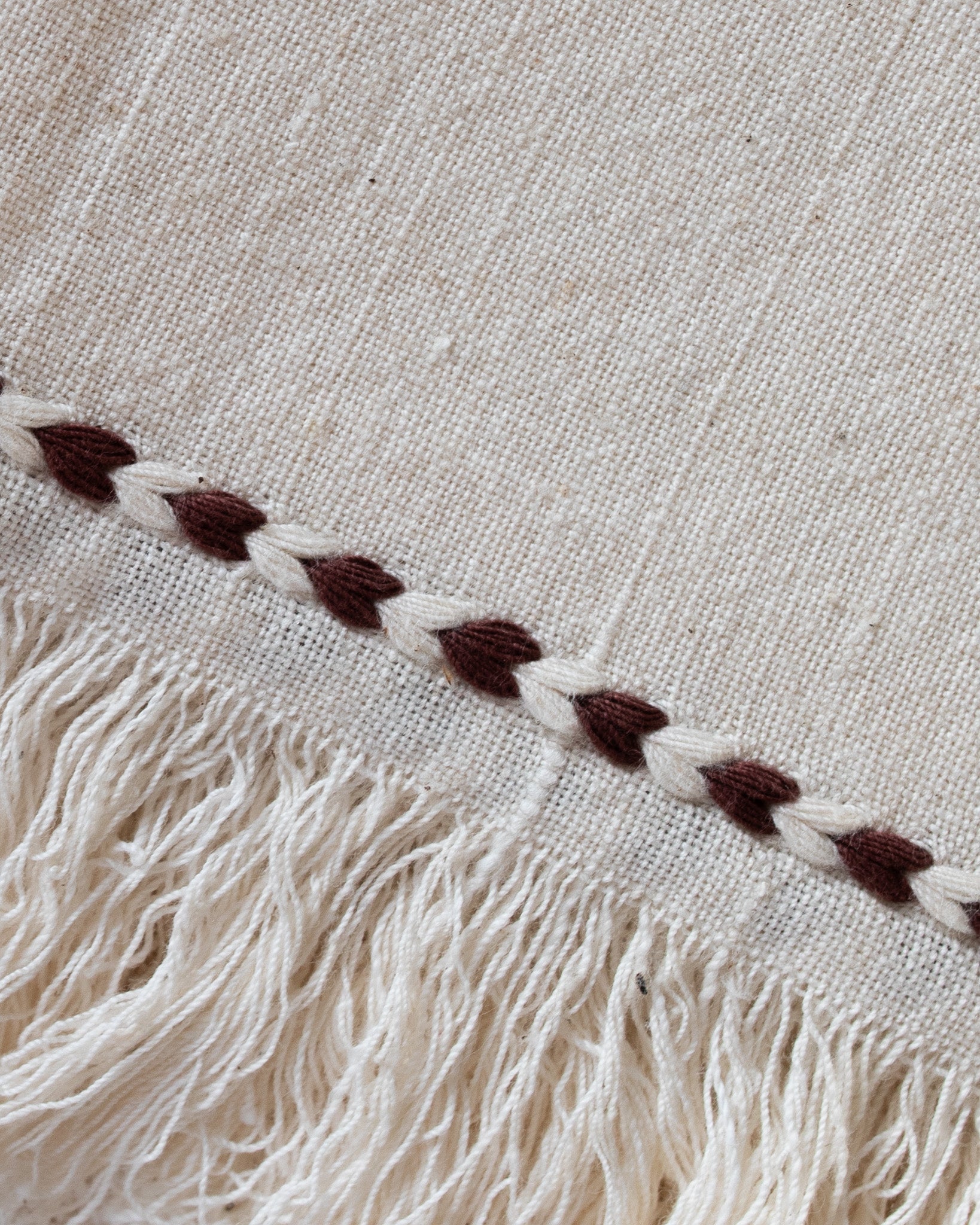 Chocolate Braid Detail Napkin - Thumbnail 3