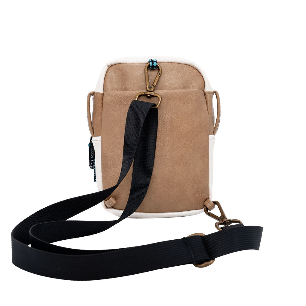 Convertible Vegan Leather Crossbody Sling Bag 1L - EcoDunia | Rozi #color_multicolor