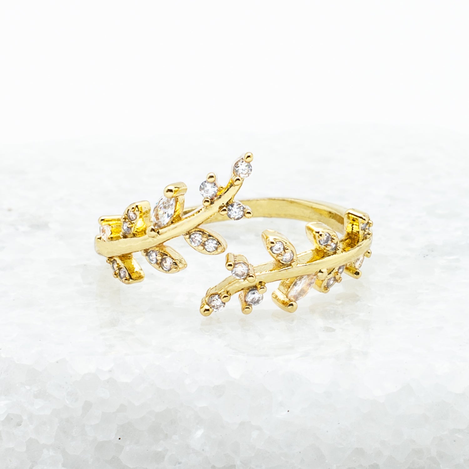 Beautiful gold ring, vine shaped ring, wedding day rings for brides, gold rings for women, sustainable fair trade companies