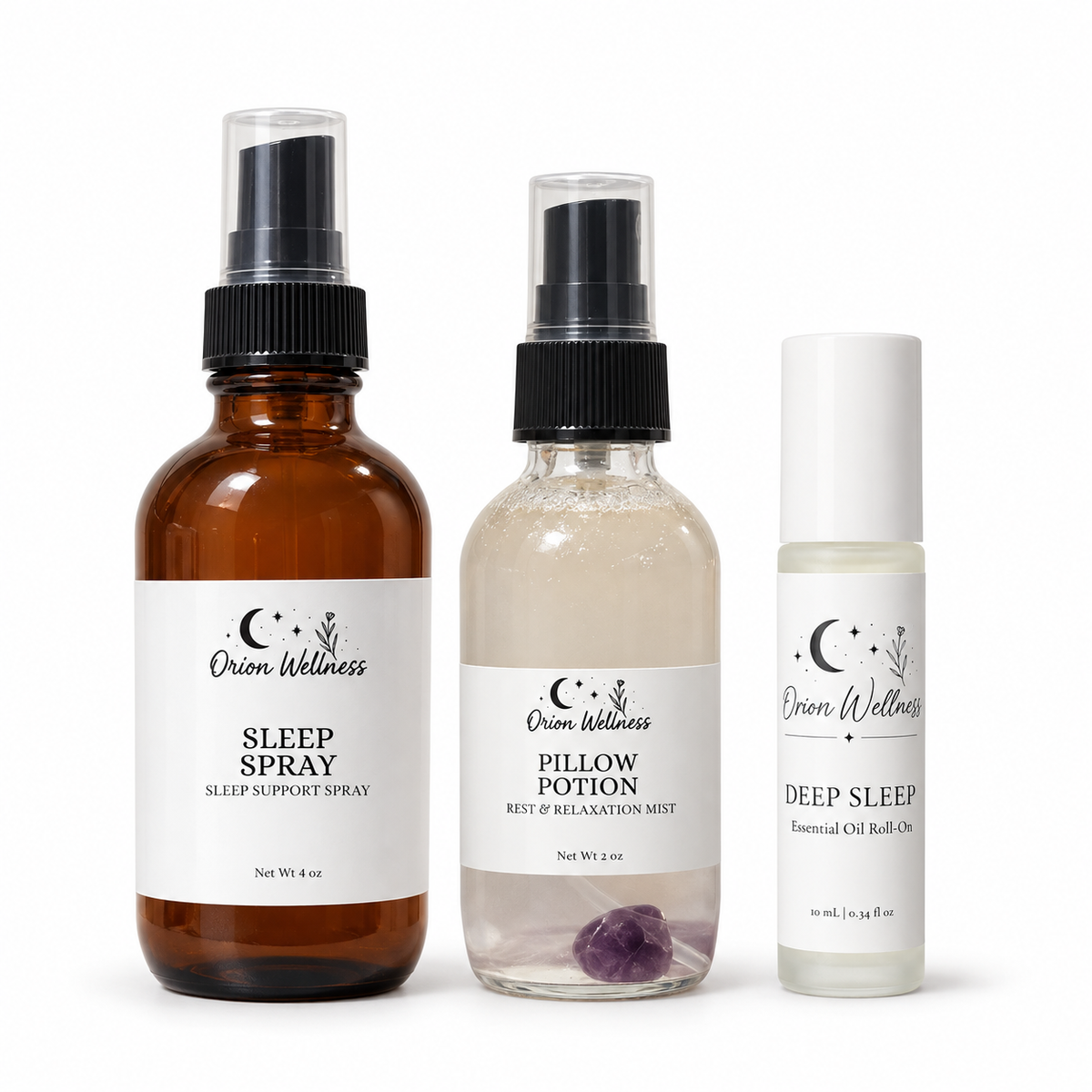 Bedside Sleep Ritual by Orion Wellness on a white background