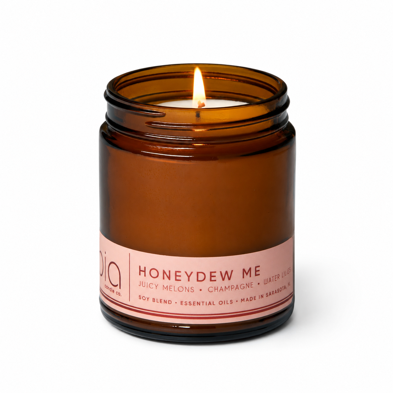 Honeydew Me Soy Blend Candle — Honeydew, Watermelon & Champagne